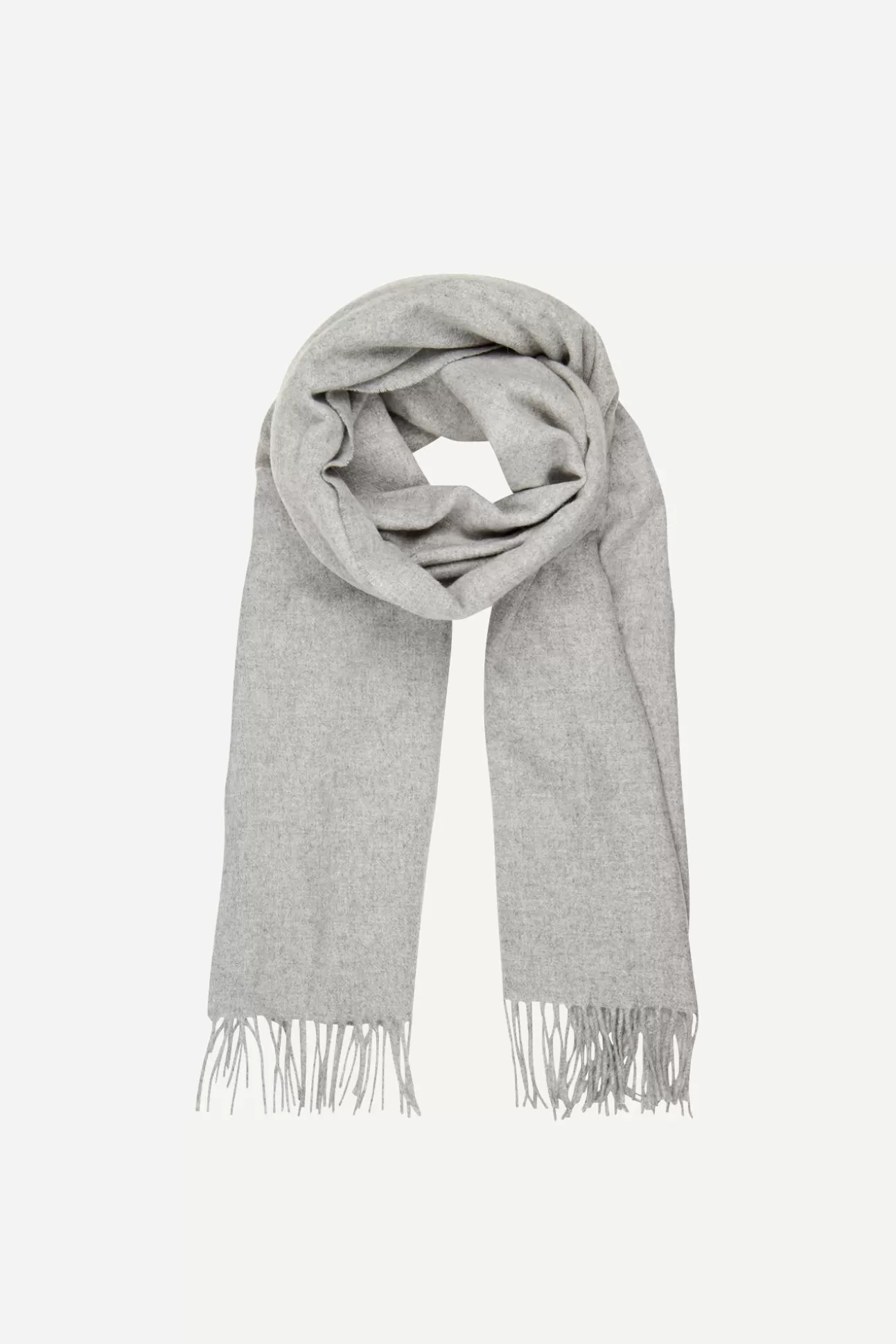 Écharpes-Femme Samsøe Samsøe Accola maxi scarf 2862 Grey mel.