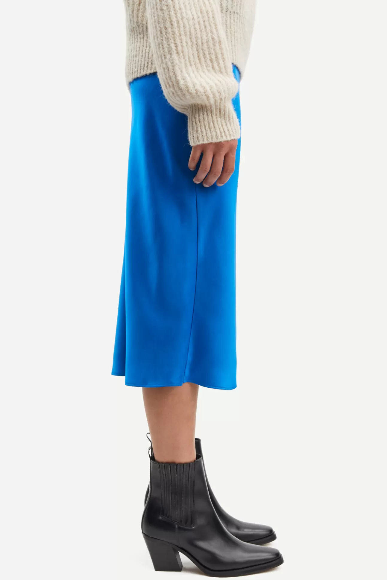 Shorts et jupes-Femme Samsøe Samsøe Agneta skirt 12956 Skydiver