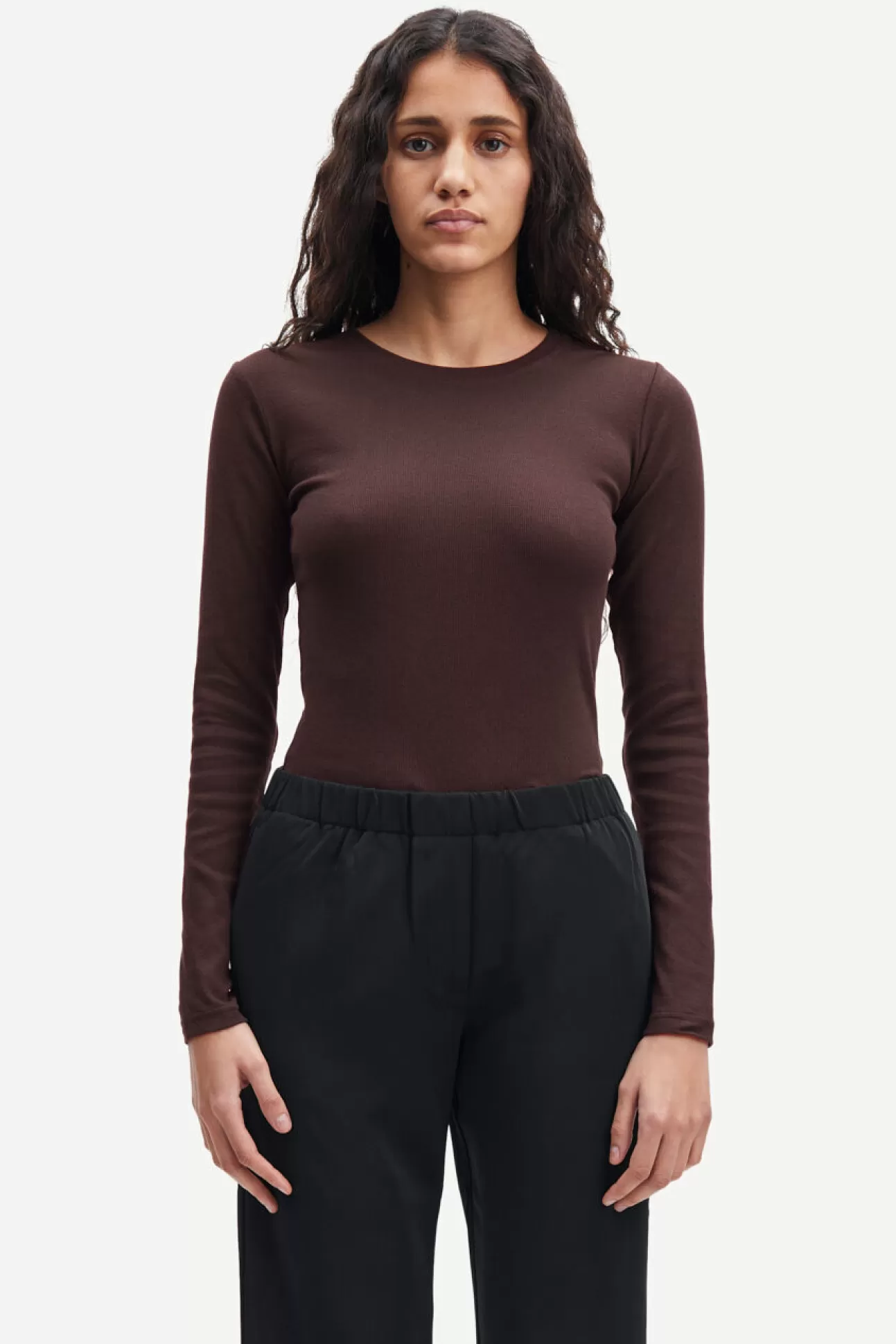 T-shirts et hauts-Femme Samsøe Samsøe Alexa ls 7542 Mole'