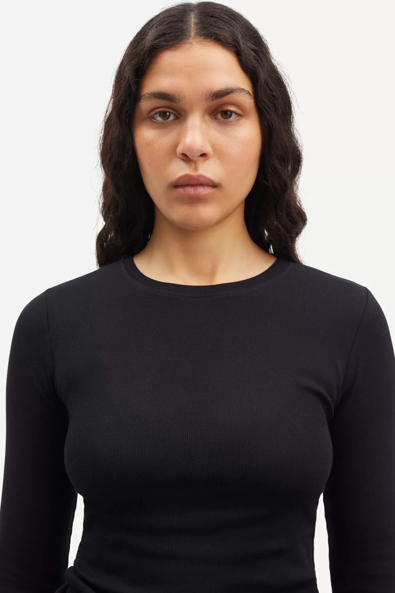 T-shirts et hauts-Femme Samsøe Samsøe Alexa ls 7542 Black