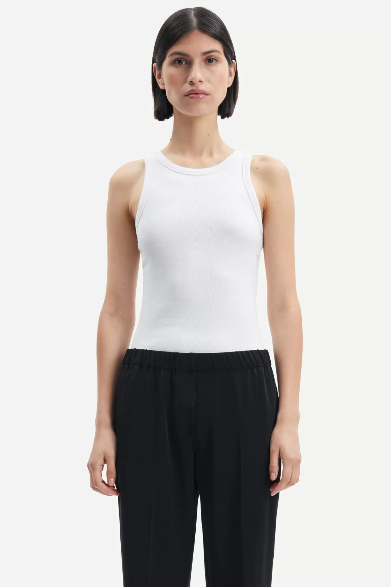 T-shirts et hauts-Femme Samsøe Samsøe Alexo tank 7542 WHITE