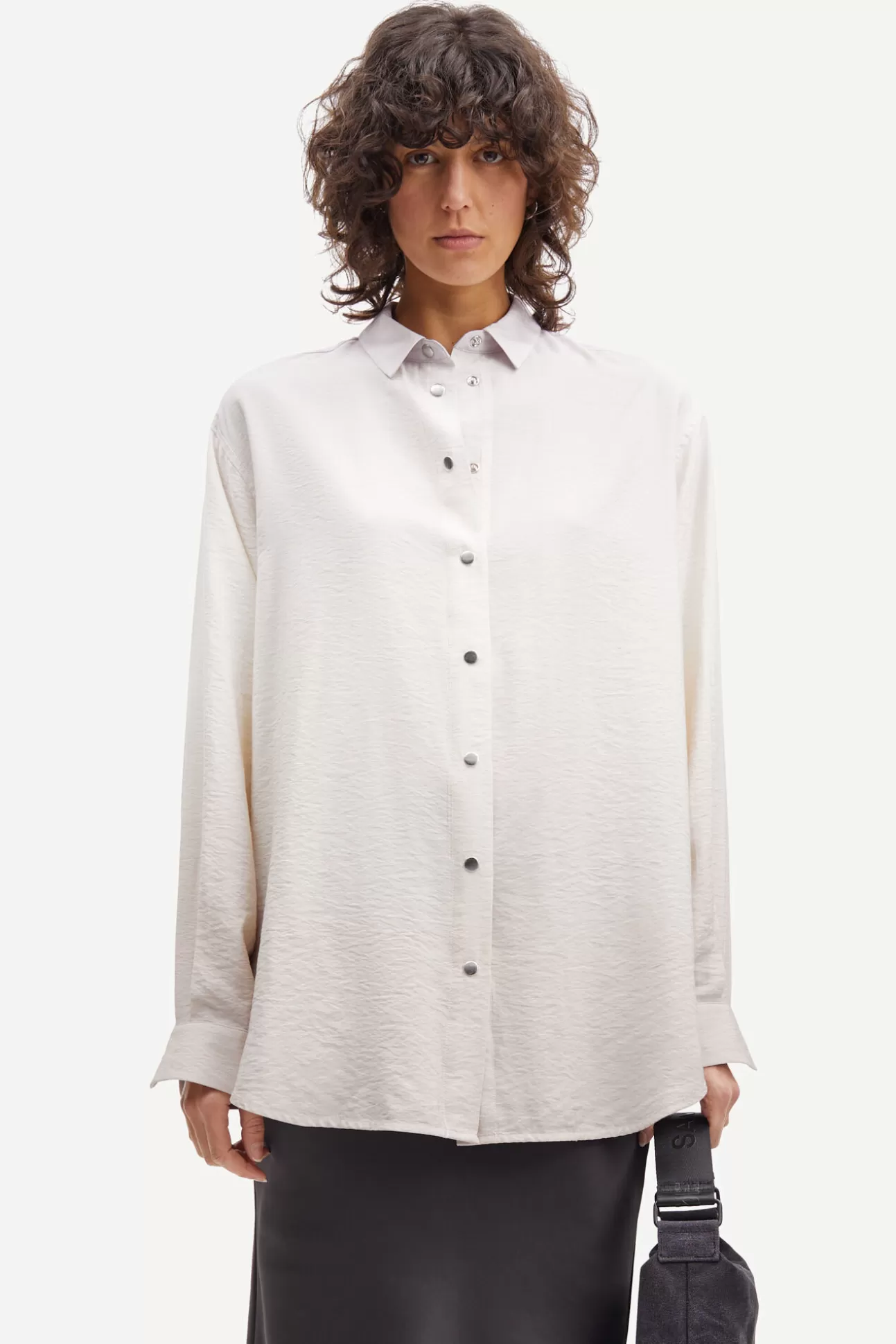 Chemises et chemisiers-Femme Samsøe Samsøe Alfrida shirt 14639 Ombre Cloud