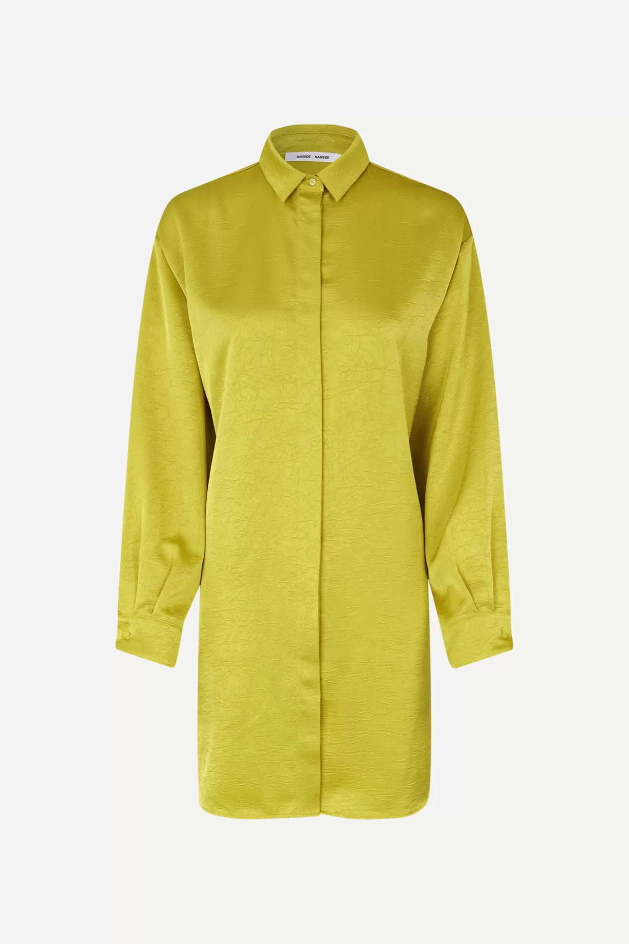 Robes et combinaisons-Femme Samsøe Samsøe Alfrida shirt dress 14896 Celery