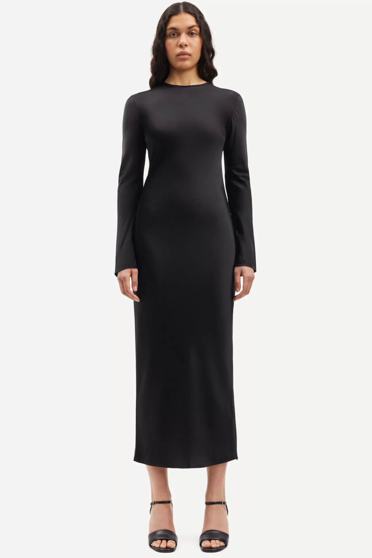 Robes et combinaisons-Femme Samsøe Samsøe Alina long dress 14903 Black