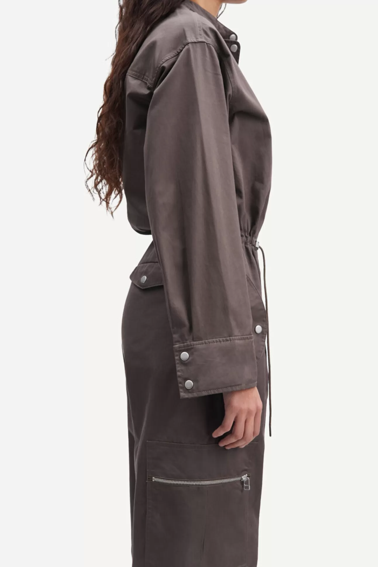 Robes et combinaisons-Femme Samsøe Samsøe Ashley jumpsuit 14906 Major Brown