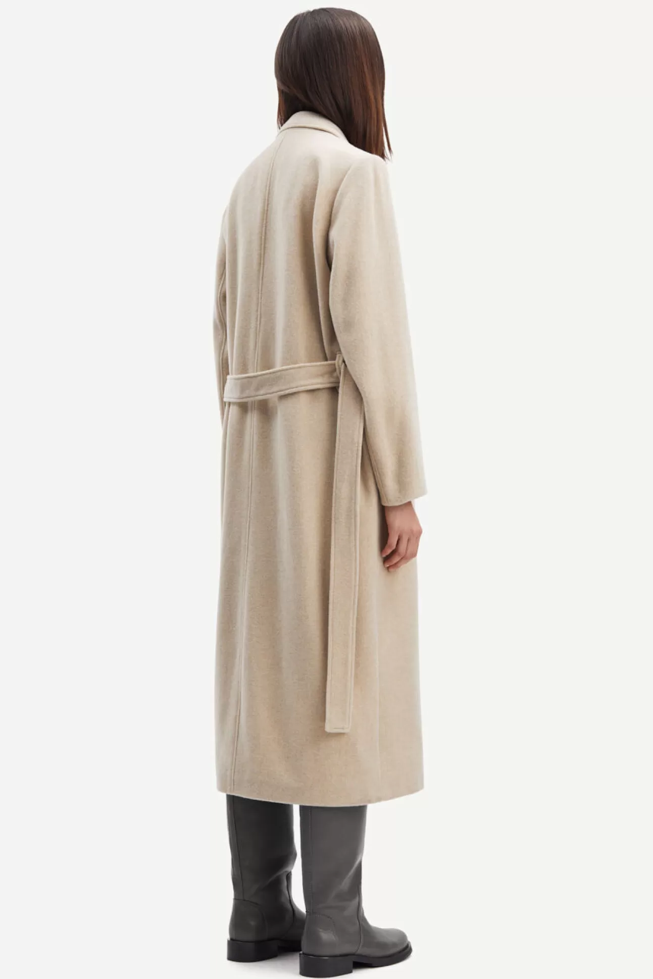 Vestes et manteaux-Femme Samsøe Samsøe Astrid coat 11104 Beige