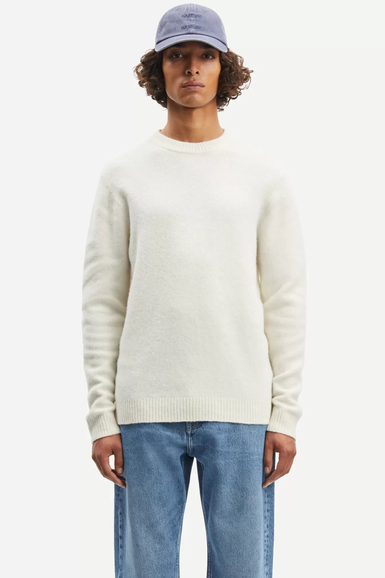 Pulls-Homme Samsøe Samsøe Butler o-n 9475 CLEAR CREAM