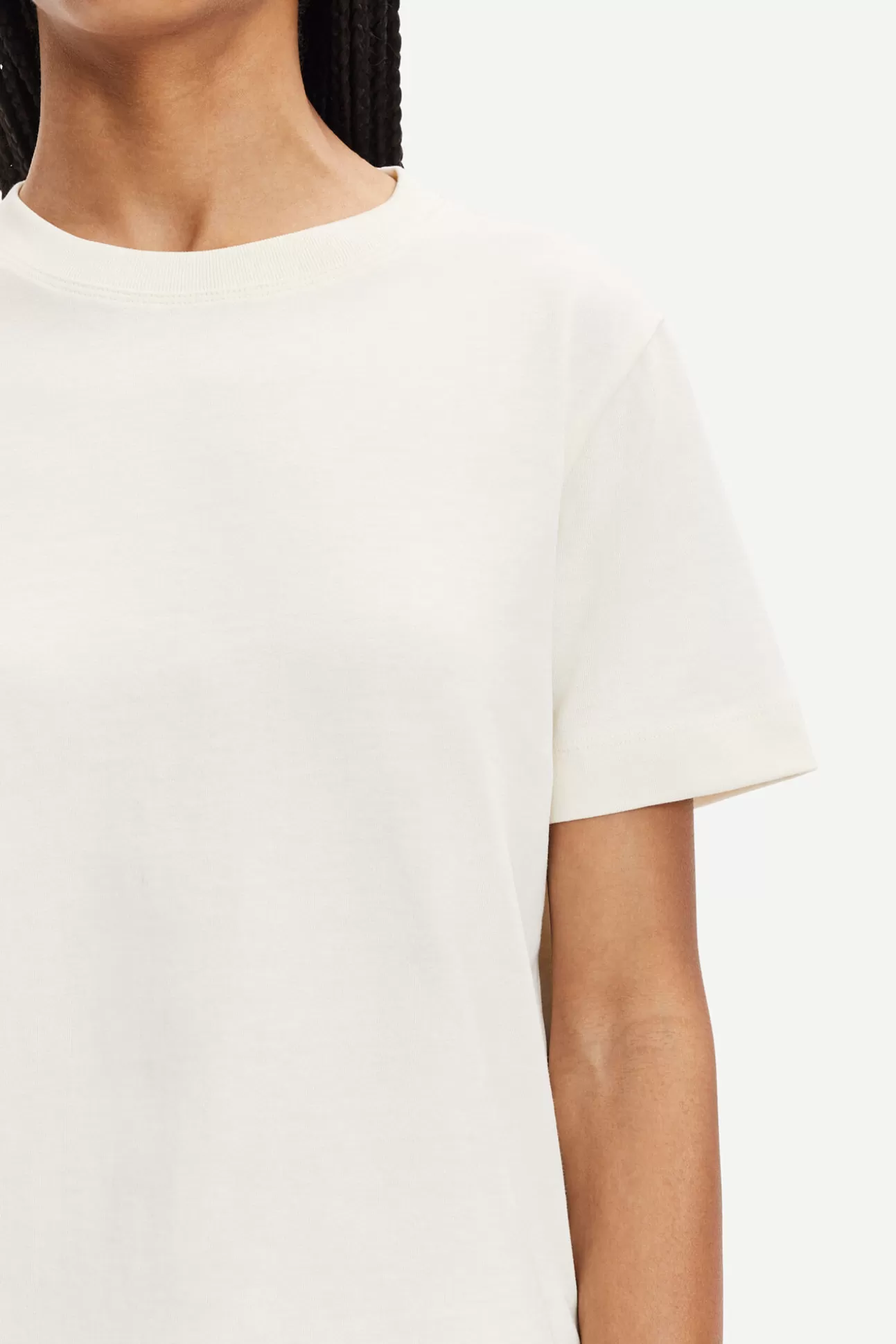 T-shirts et hauts-Femme Samsøe Samsøe Camino t-shirt ss 6024 CLEAR CREAM