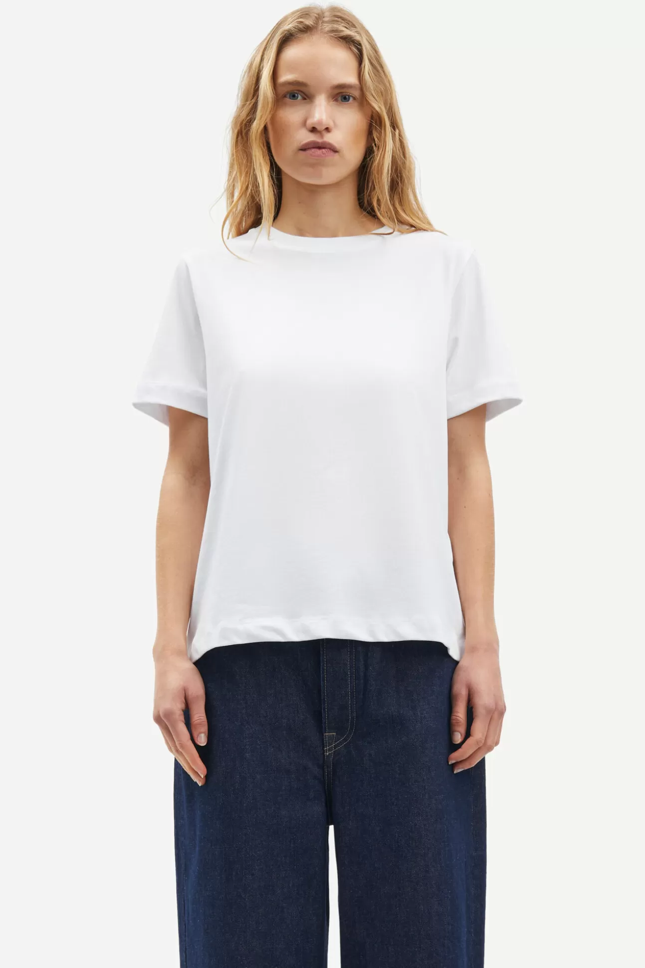 T-shirts et hauts-Femme Samsøe Samsøe Camino t-shirt ss 6024 WHITE