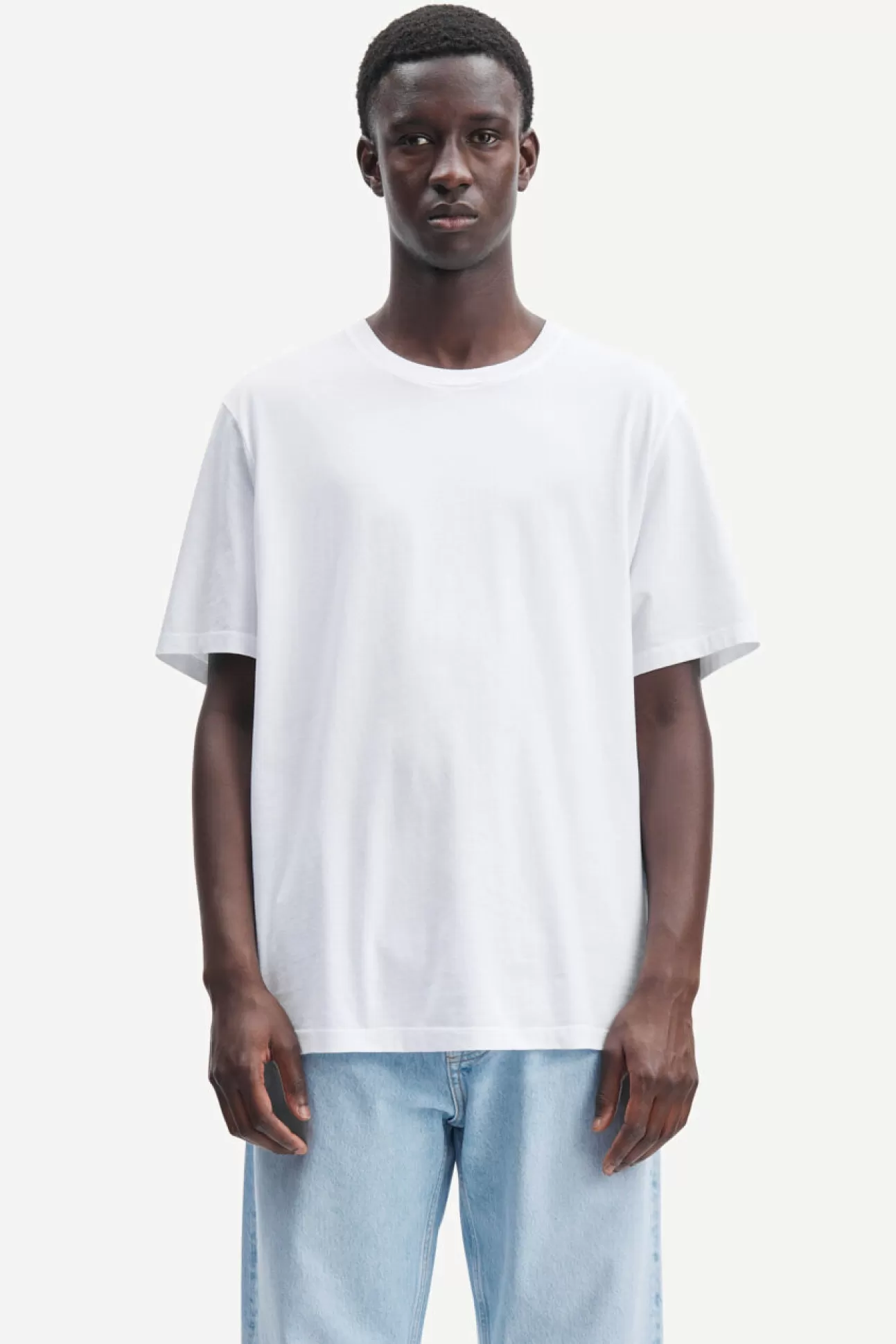 T-shirts et polos-Homme Samsøe Samsøe Christian t-shirt 273 WHITE