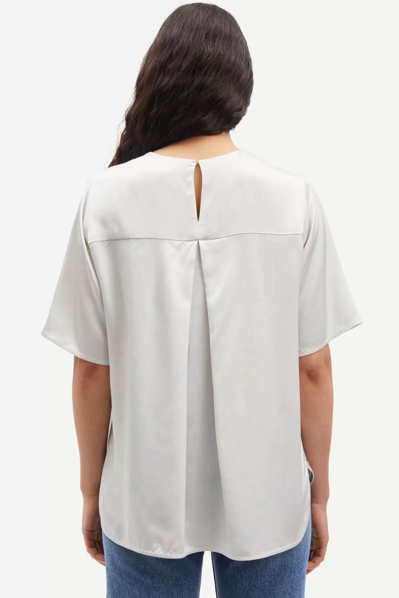 T-shirts et hauts-Femme Samsøe Samsøe Denise top 14905 White Onyx