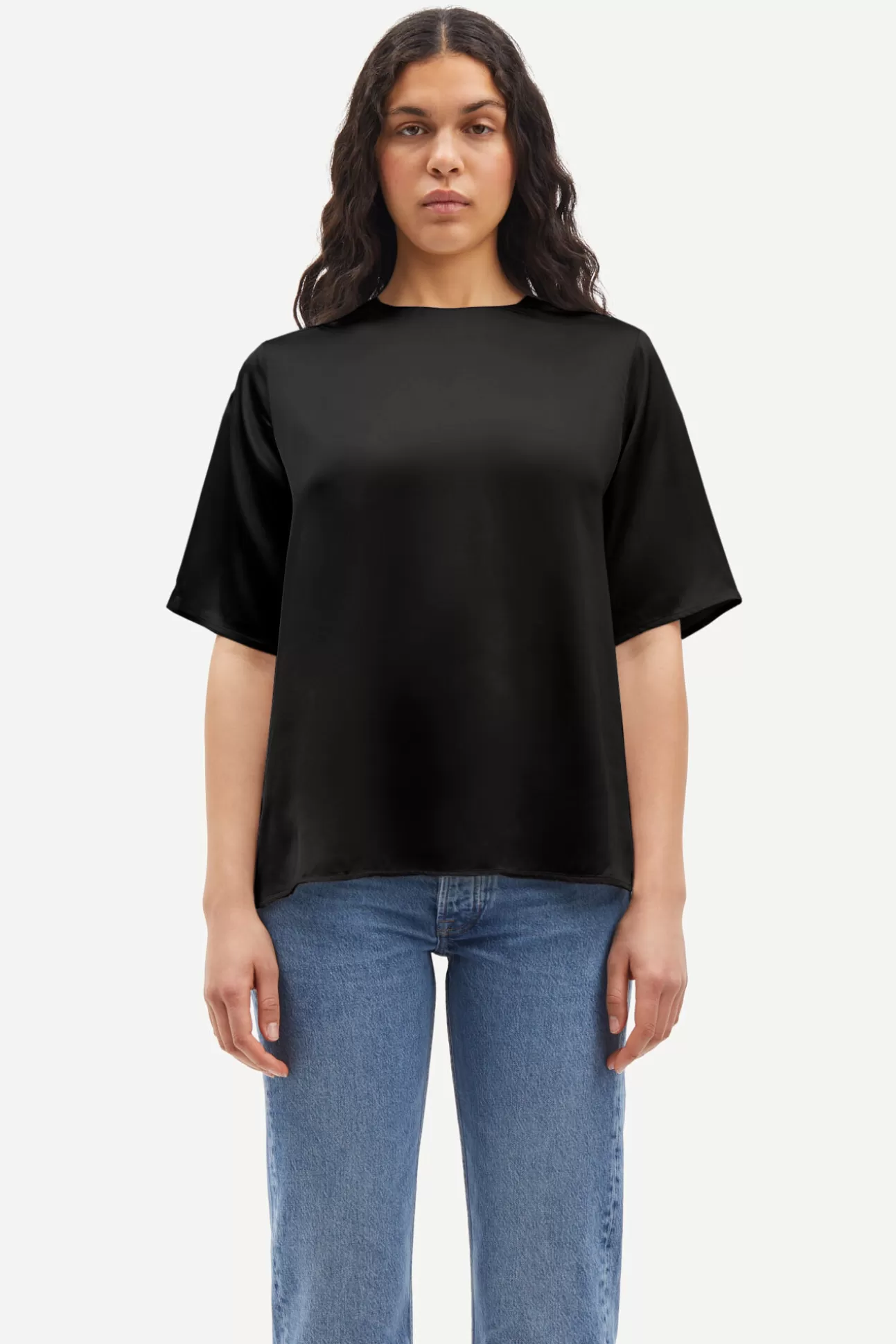 T-shirts et hauts-Femme Samsøe Samsøe Denise top 14905 Black