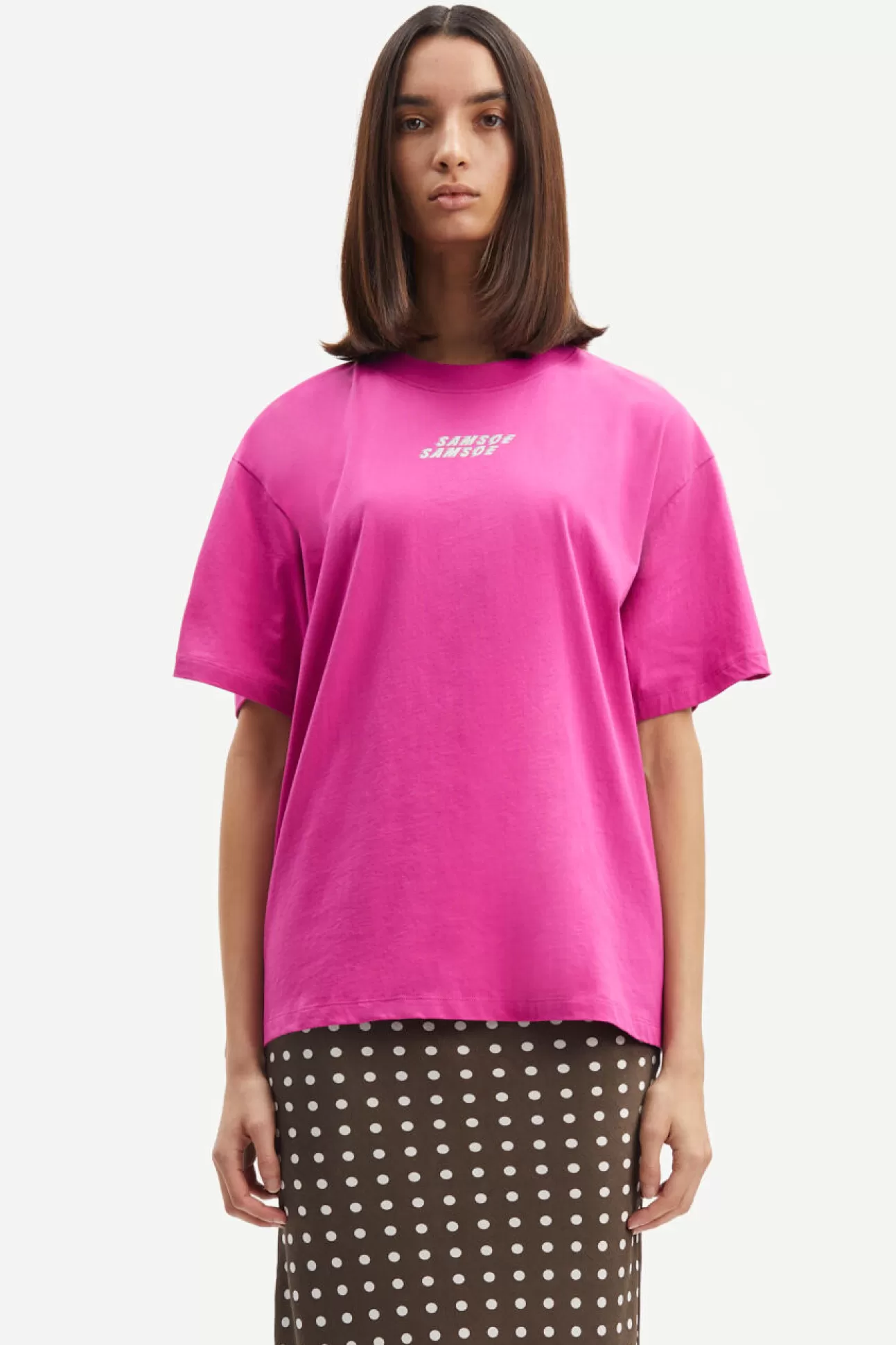 T-shirts et hauts-Femme Samsøe Samsøe Eira t-shirt 10379 Rose Violet