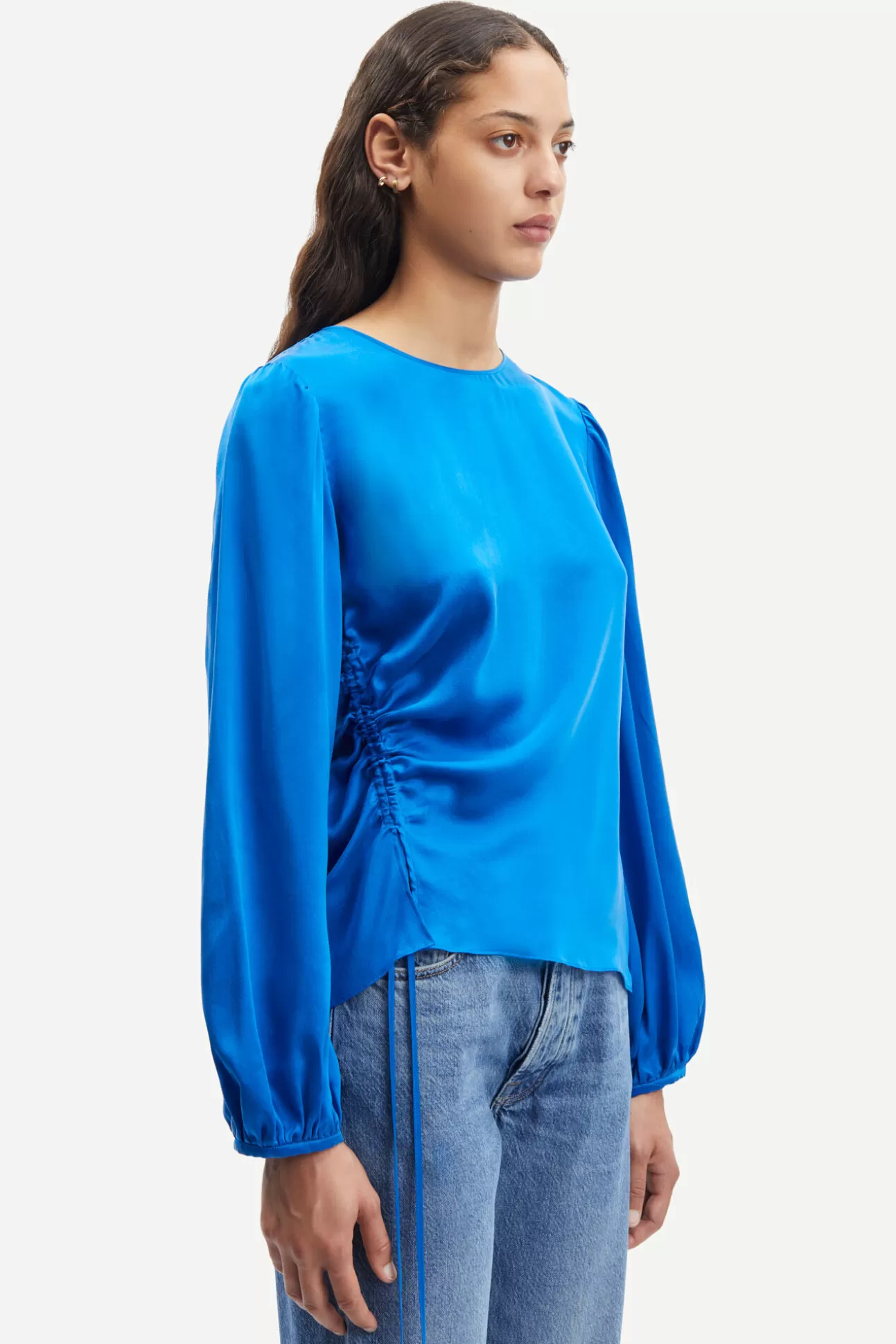 T-shirts et hauts-Femme Samsøe Samsøe Elvira top 15032 Skydiver