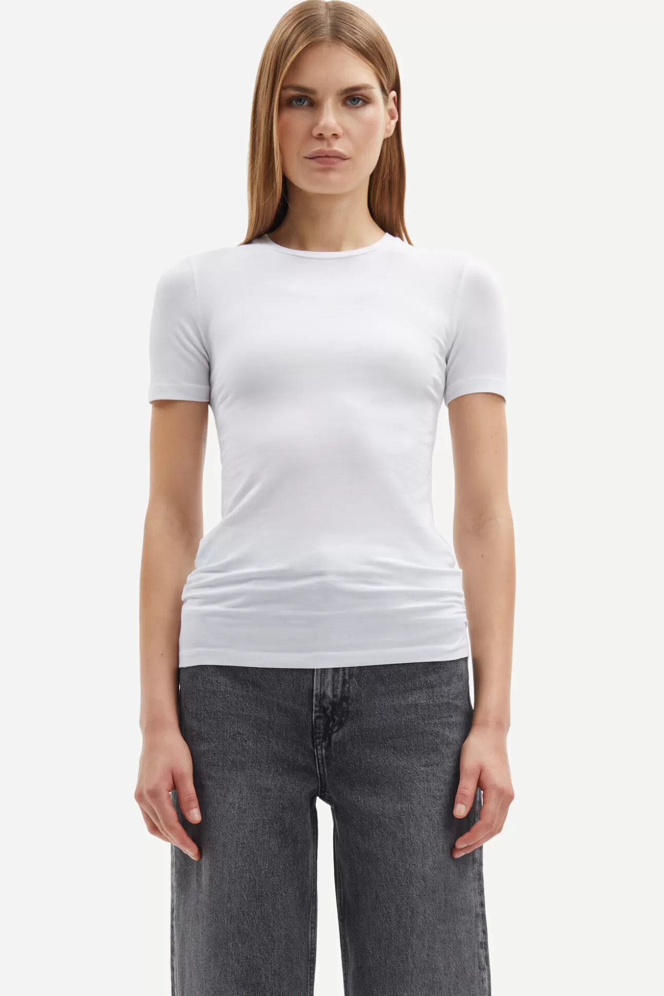 T-shirts et hauts-Femme Samsøe Samsøe Ester ss 265 WHITE