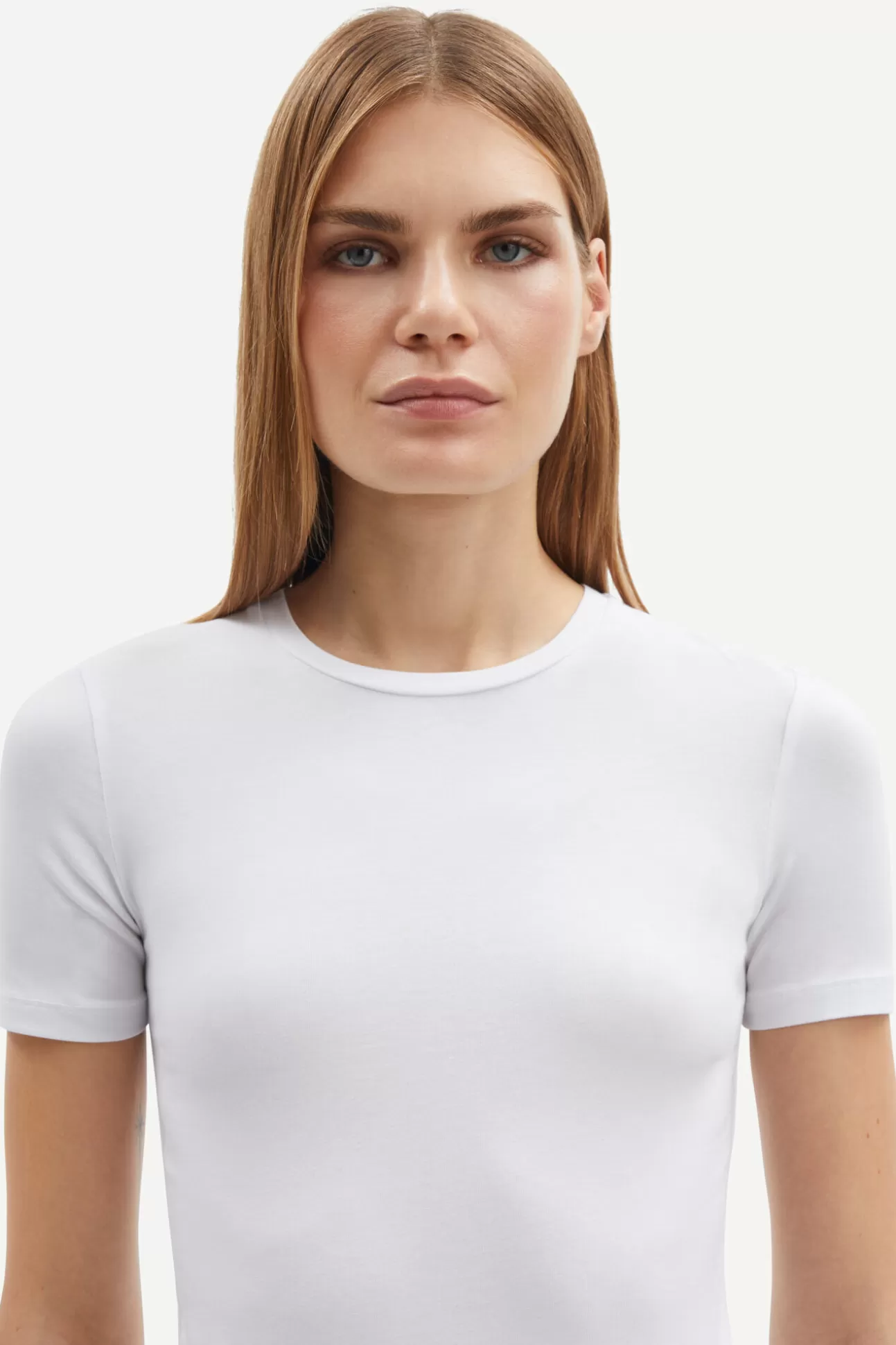 T-shirts et hauts-Femme Samsøe Samsøe Ester ss 265 WHITE