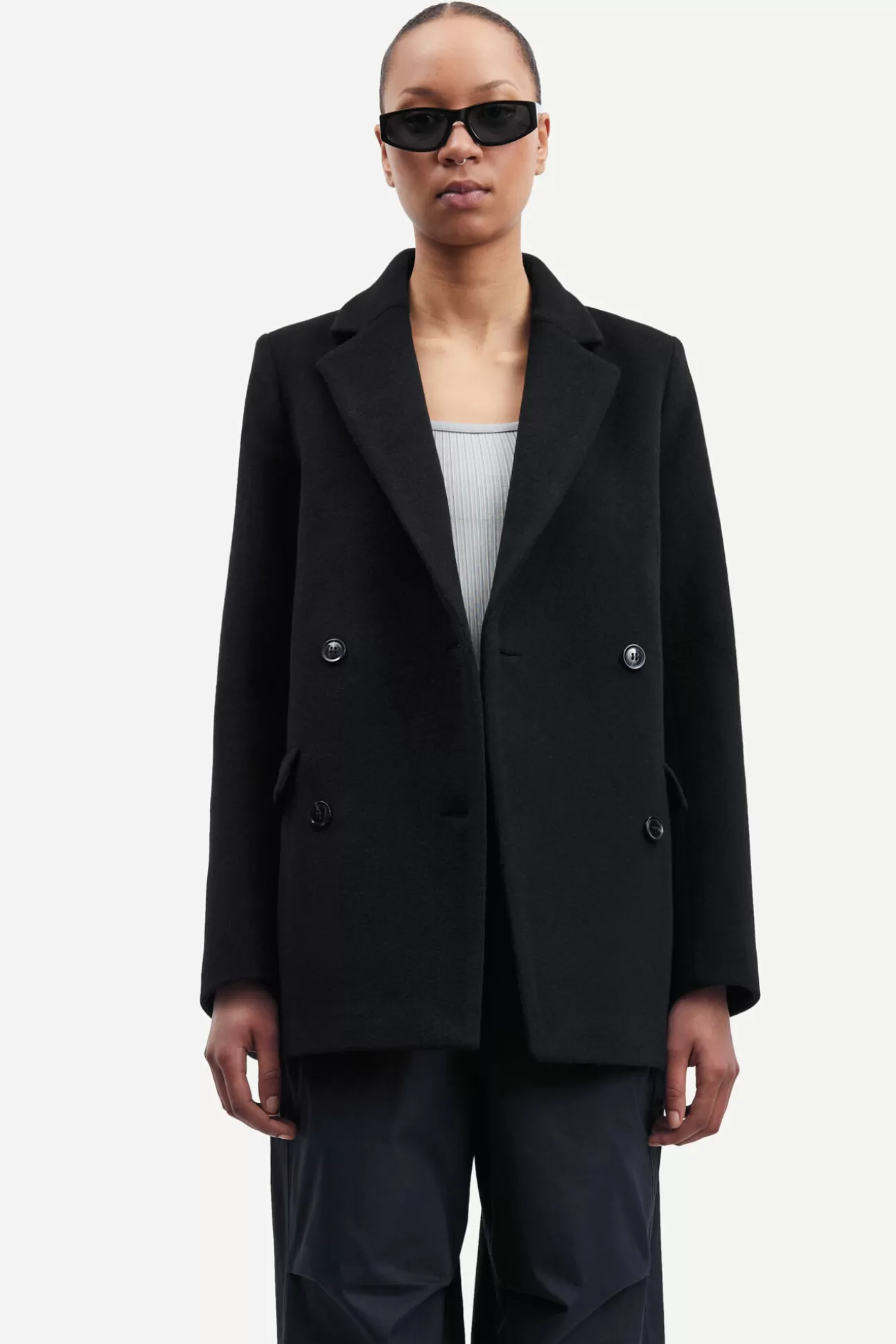 Vestes et manteaux-Femme Samsøe Samsøe Falcon jacket 14895 Black