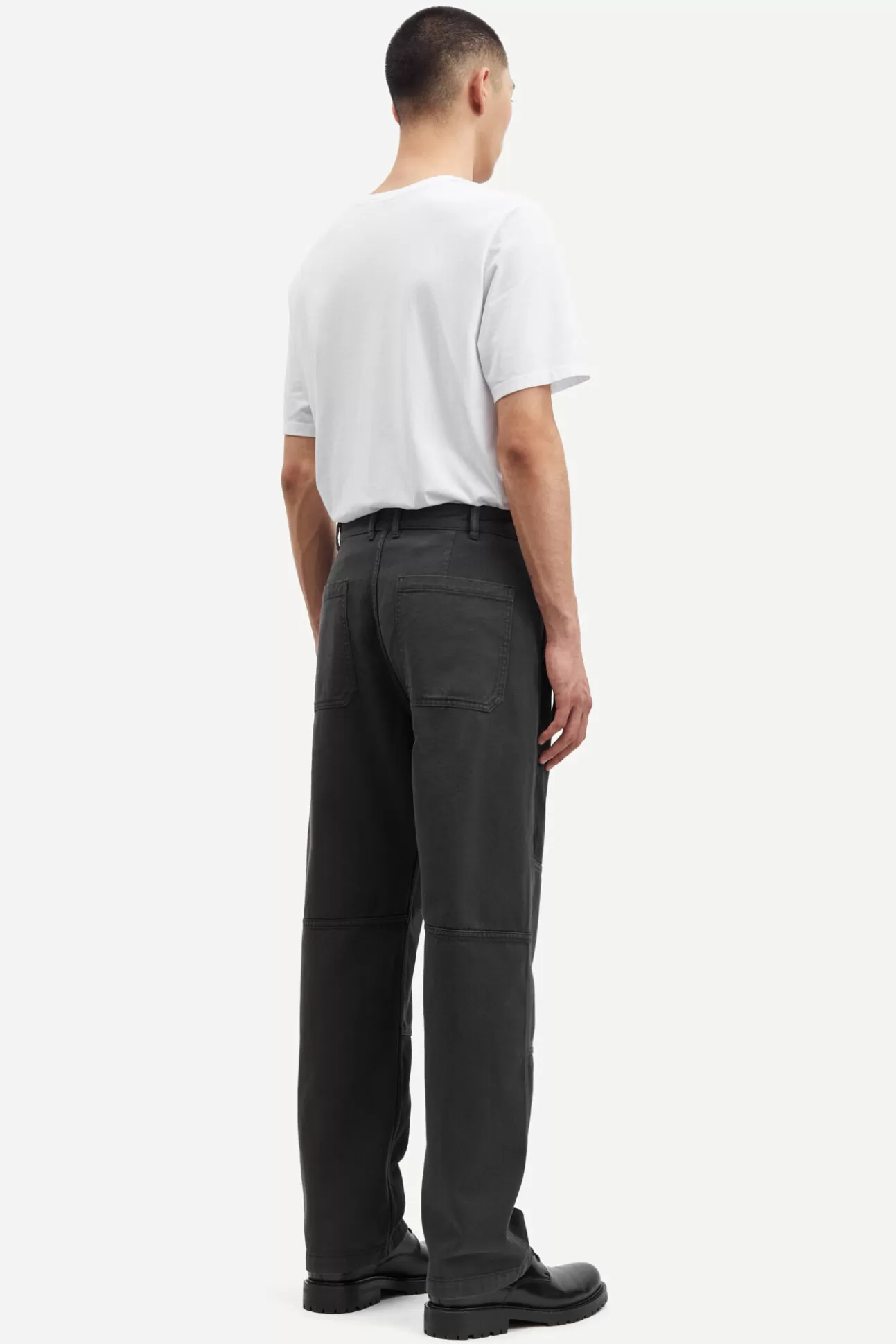 Pantalons-Homme Samsøe Samsøe Fanon x trousers 14955 Volcanic Ash