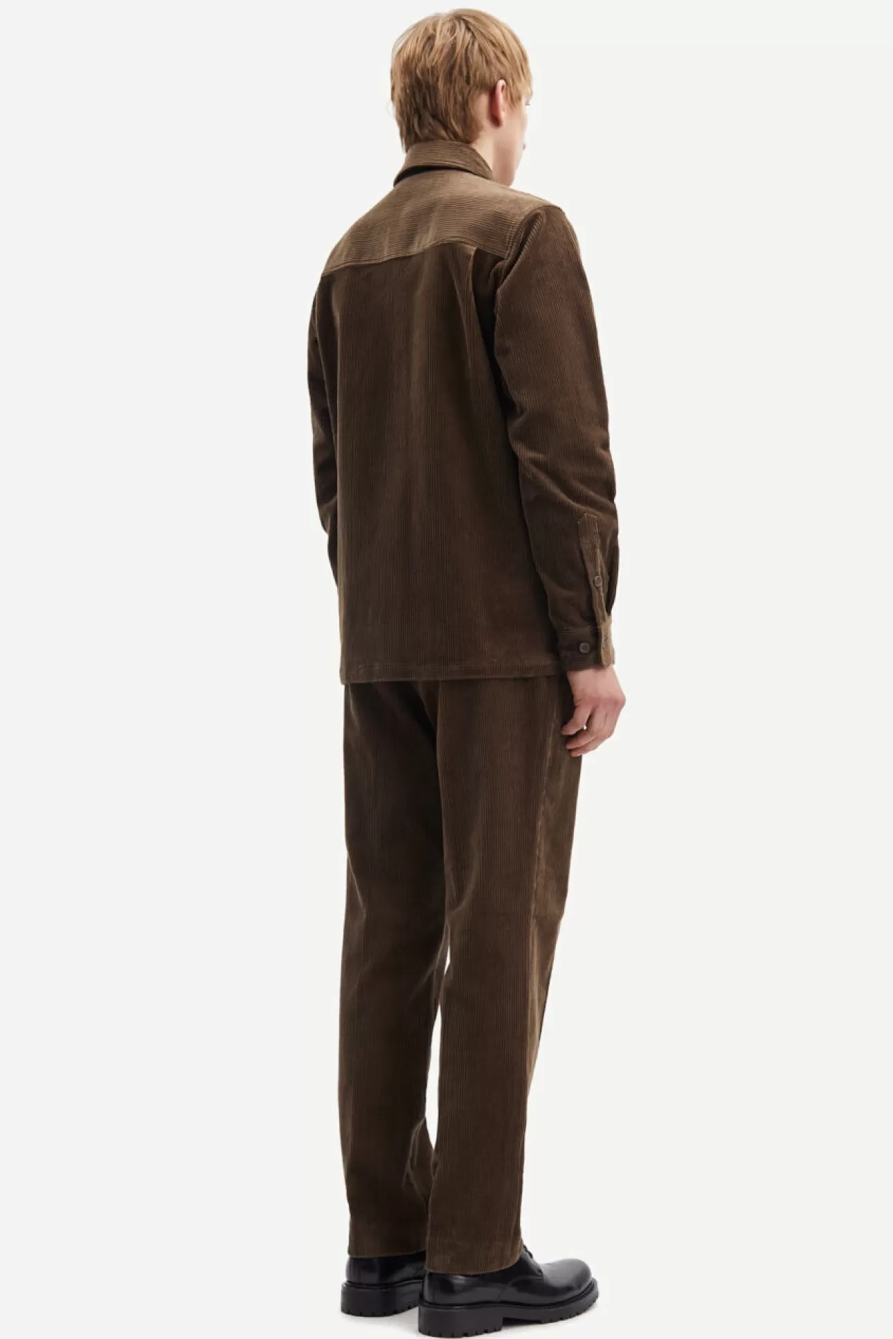 Pantalons-Homme Samsøe Samsøe Felix trousers 11046 Crocodile