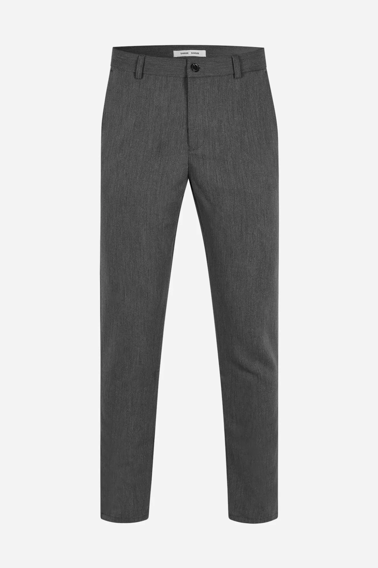 Pantalons-Homme Samsøe Samsøe Frankie pants 11686 Dark Grey Mel.