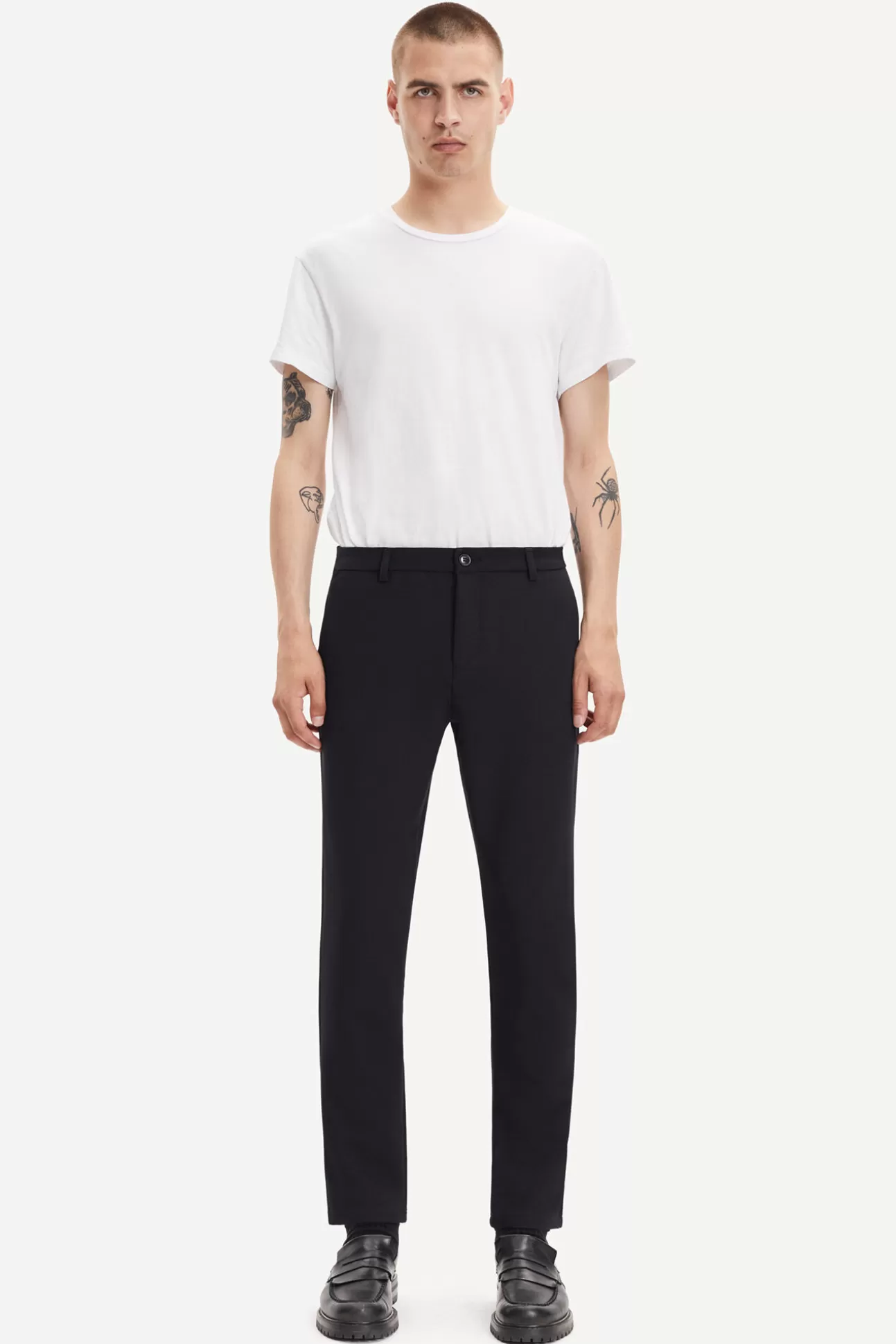 Pantalons-Homme Samsøe Samsøe Frankie pants 11686 DARK SAPPHIRE