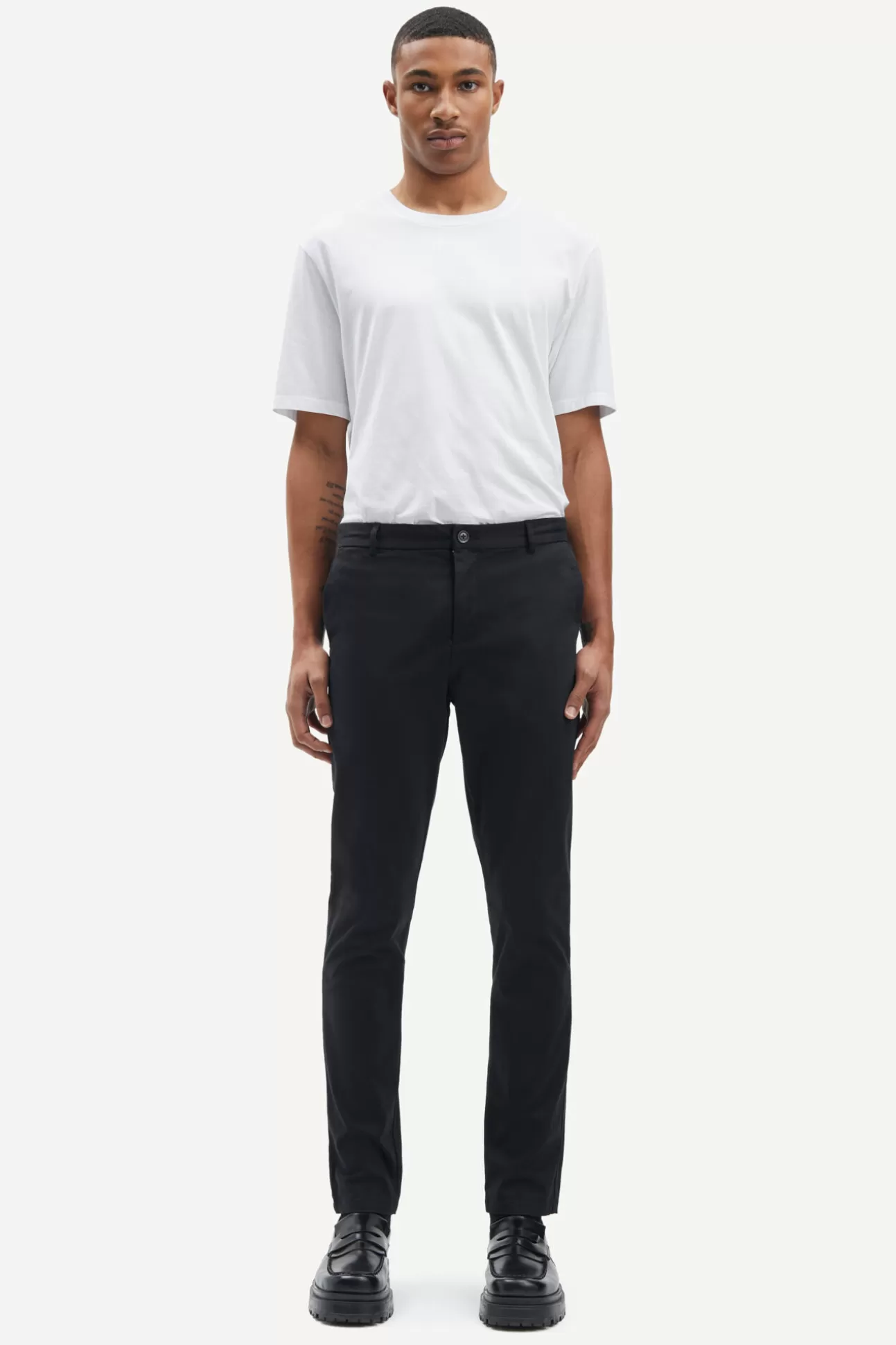 Pantalons-Homme Samsøe Samsøe Frankie trousers 10821 Black