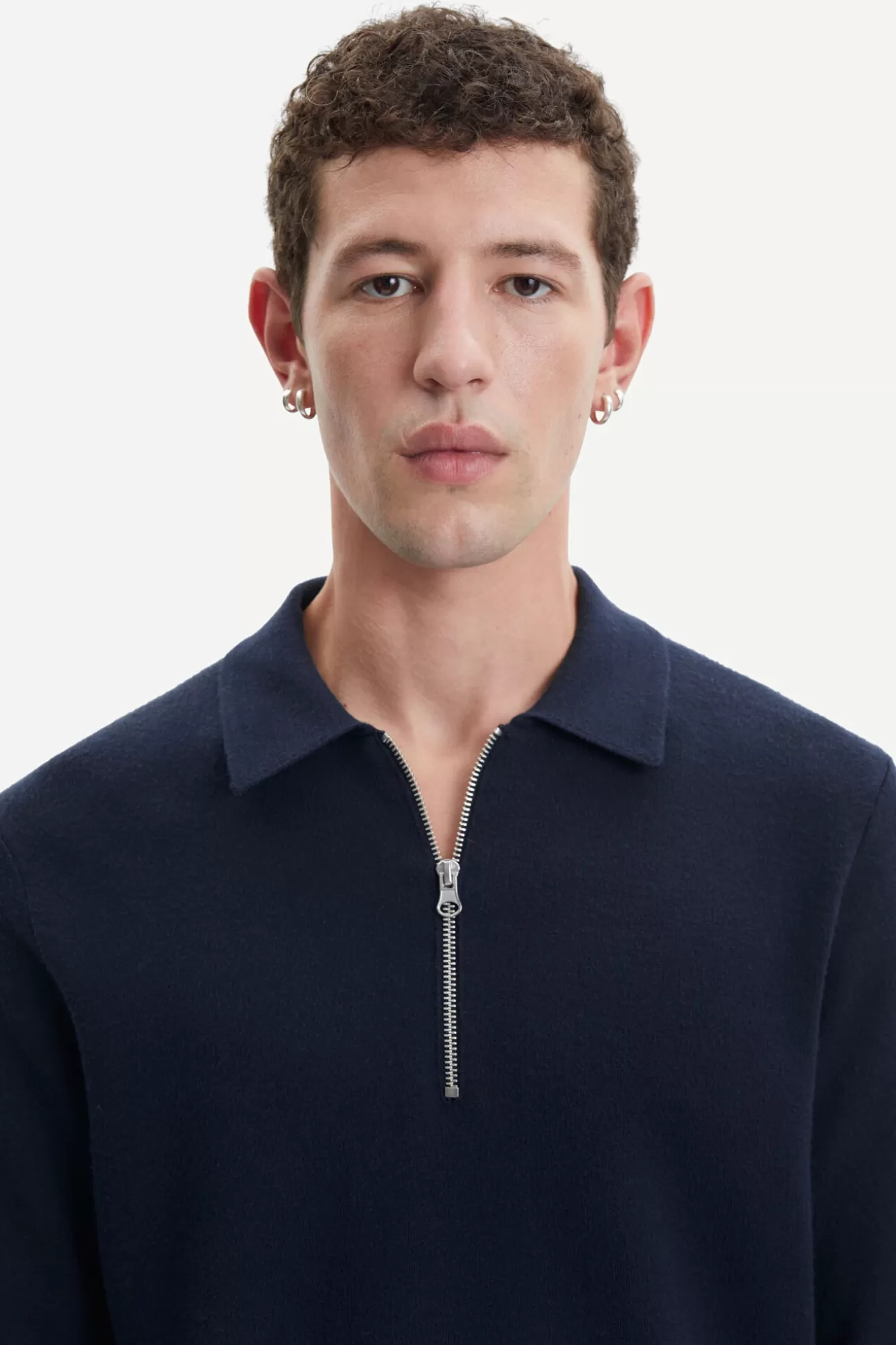 Pulls-Homme Samsøe Samsøe Guna half zip 10490 Salute