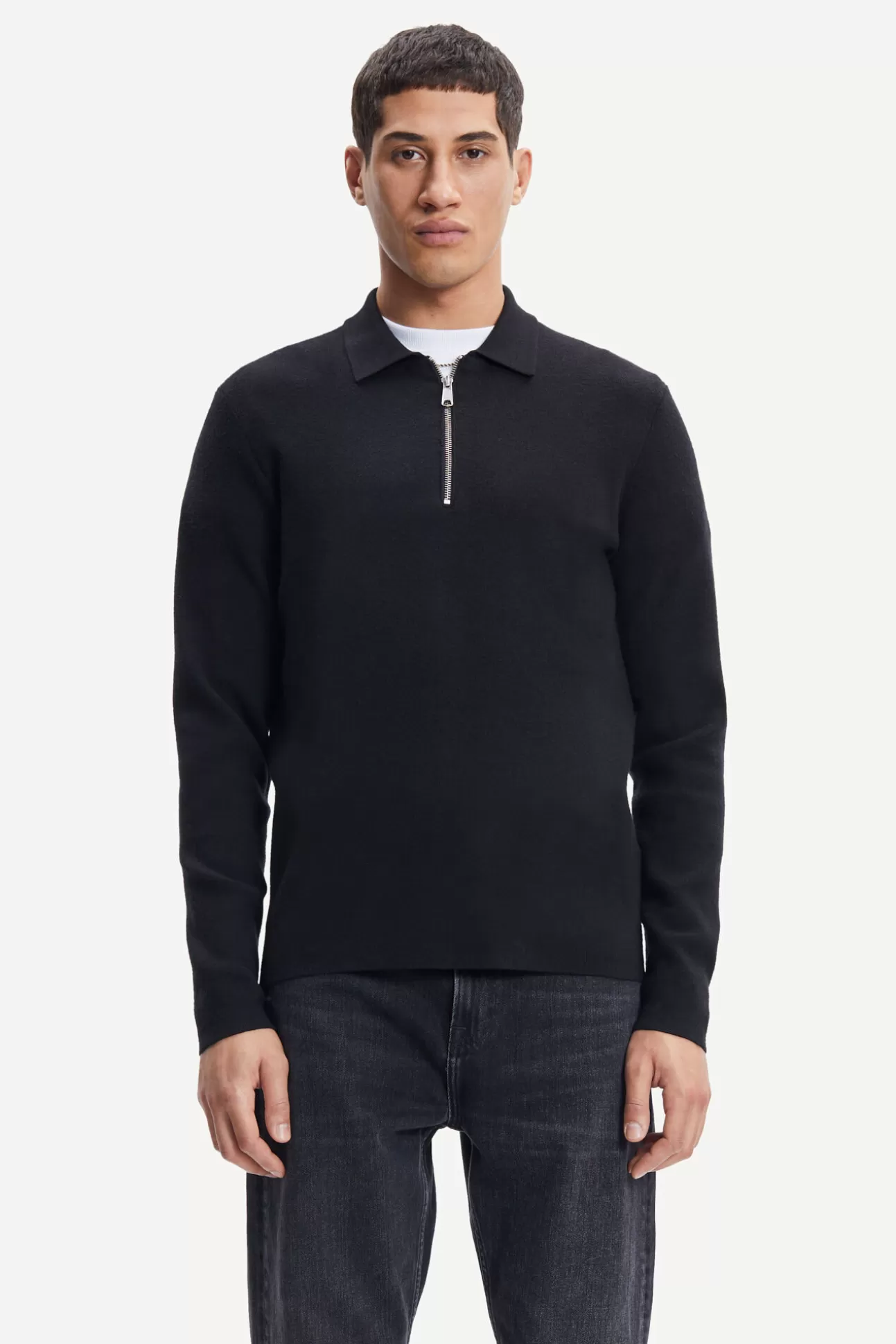 Pulls-Homme Samsøe Samsøe Guna half zip 10490 Black