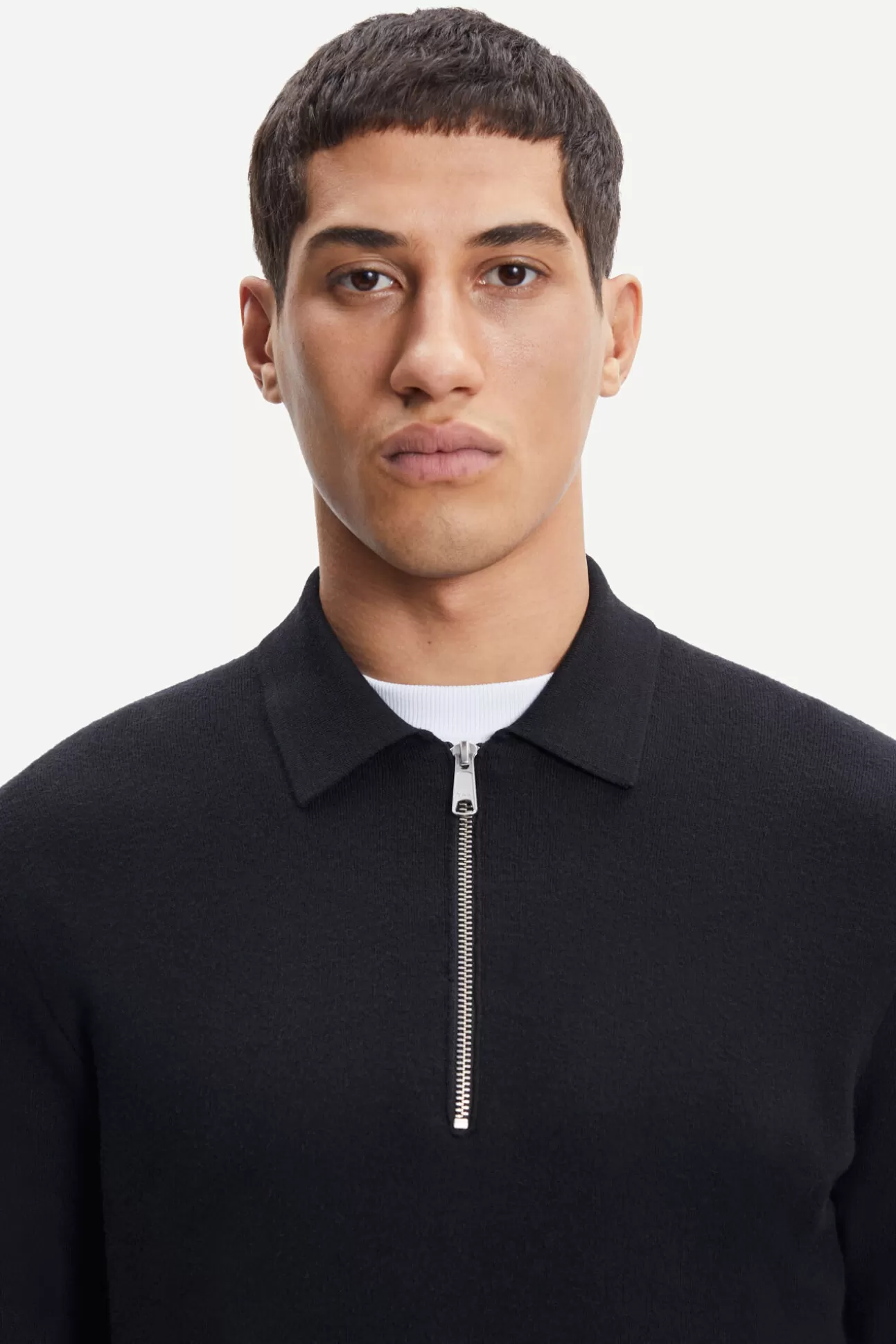 Pulls-Homme Samsøe Samsøe Guna half zip 10490 Black