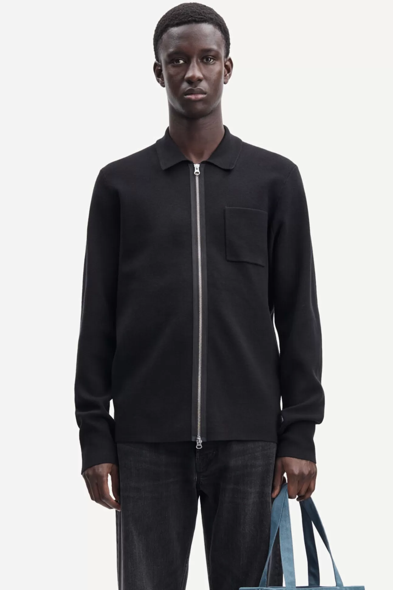 Pulls-Homme Samsøe Samsøe Guna X zip 10490 Black