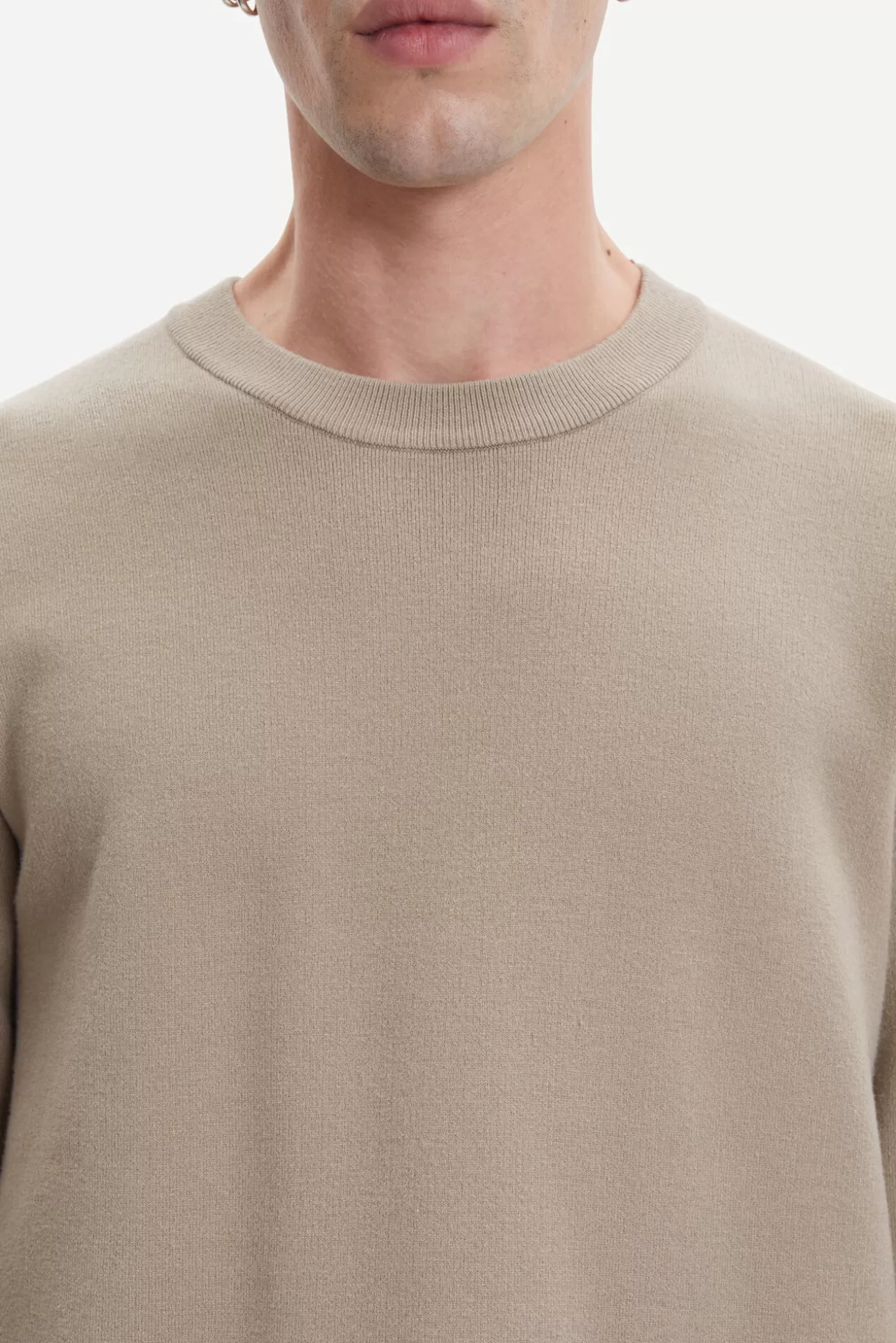 Pulls-Homme Samsøe Samsøe Gunan crew neck 10490 Pure Cashmere