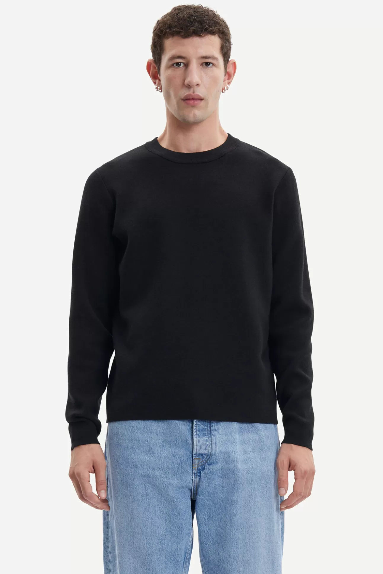 Pulls-Homme Samsøe Samsøe Gunan crew neck 10490 Black