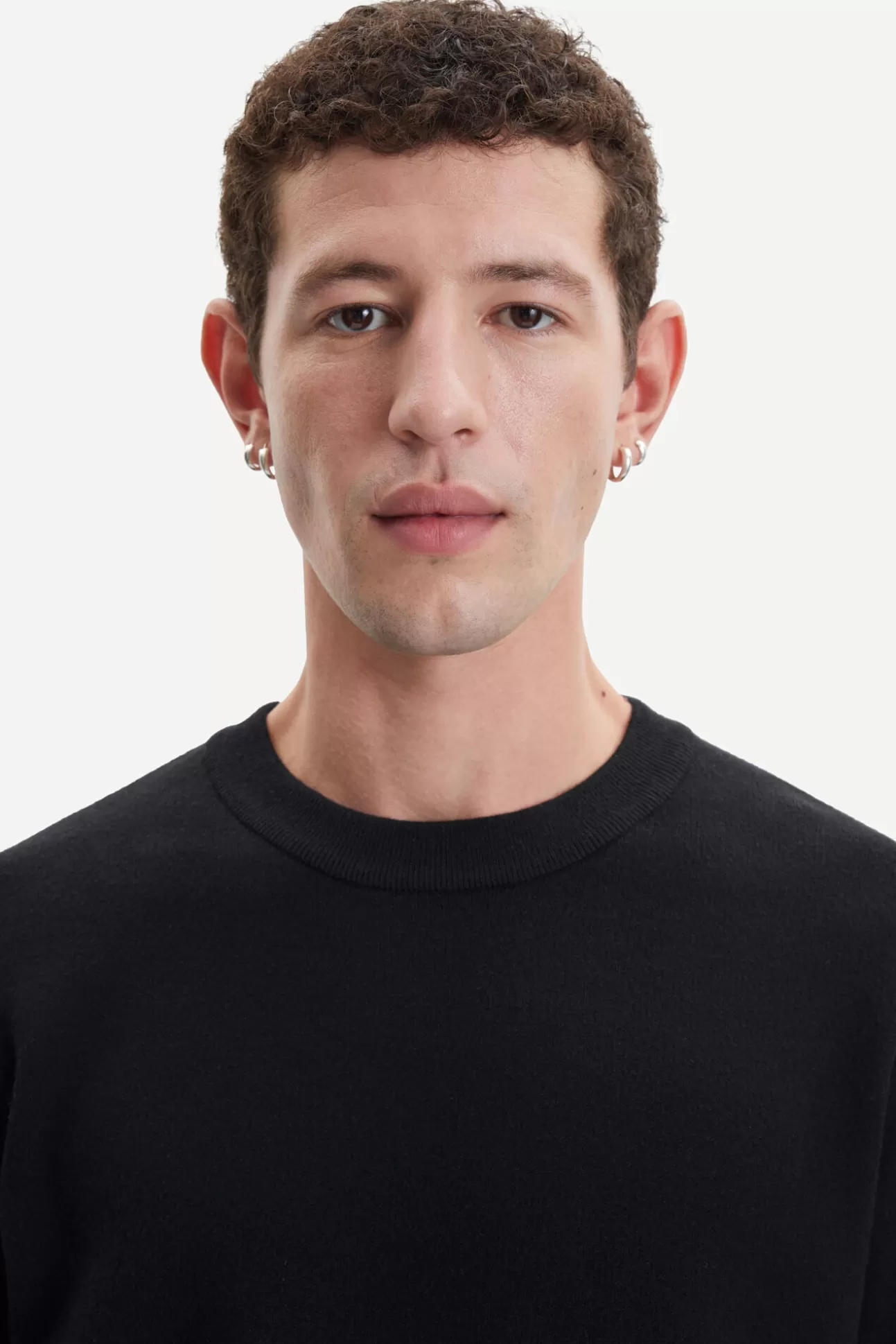 Pulls-Homme Samsøe Samsøe Gunan crew neck 10490 Black