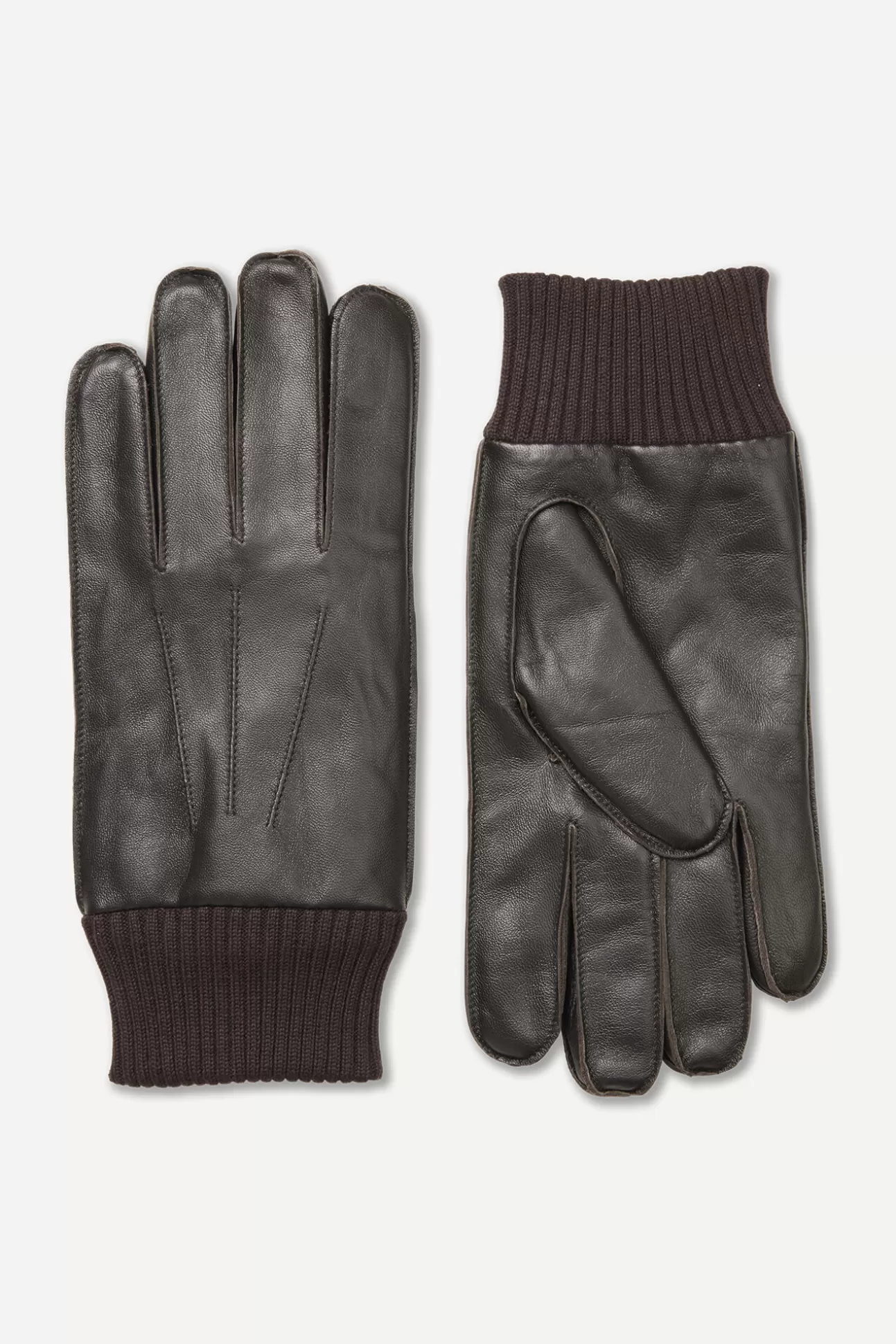 Gants-Homme Samsøe Samsøe Hackney gloves 8168 Dark Brown