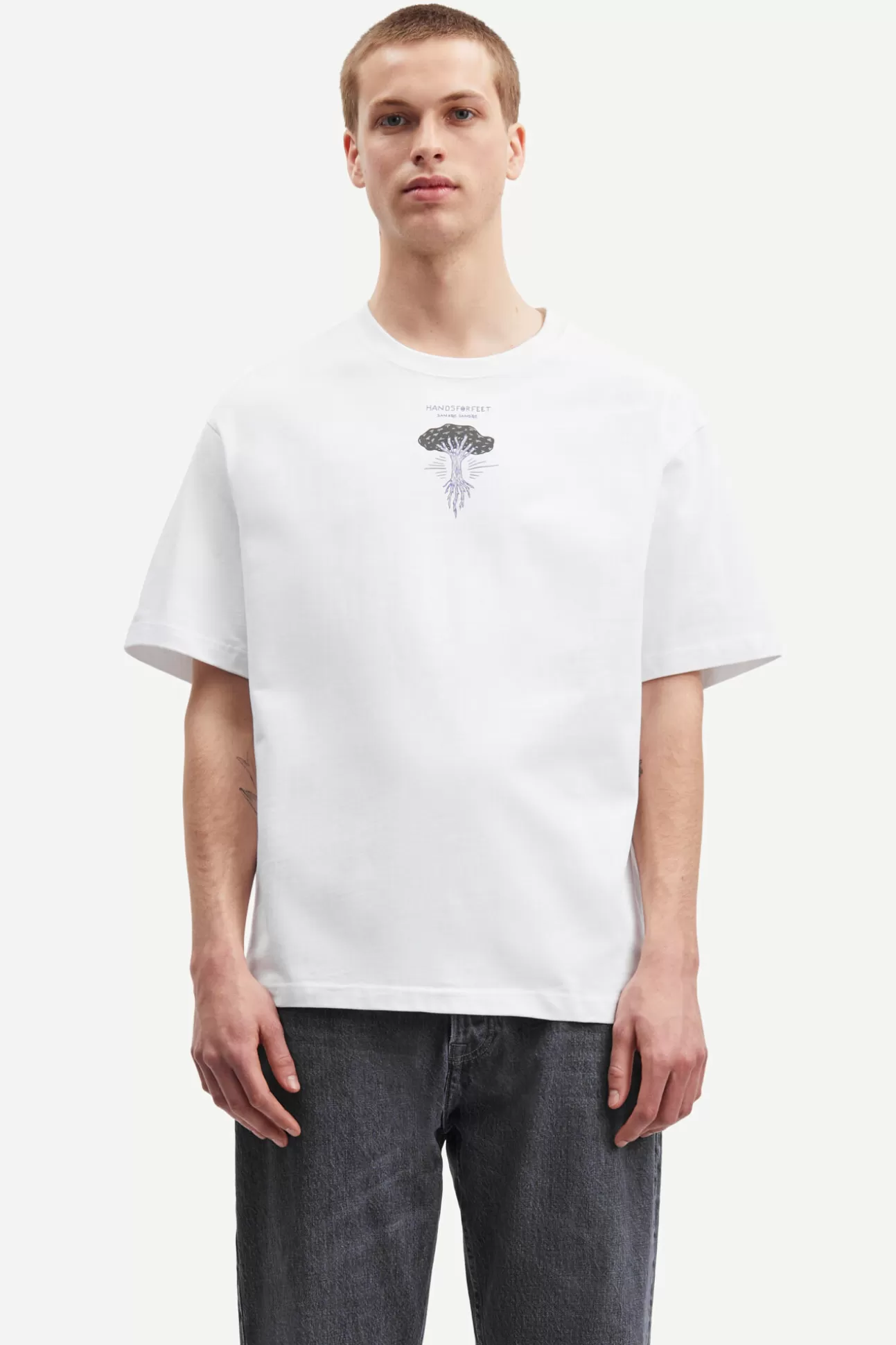 T-shirts et polos | T-shirts et hauts-Homme | Femme Samsøe Samsøe Handsforfeet t-shirt 11725 Reset Your Mind