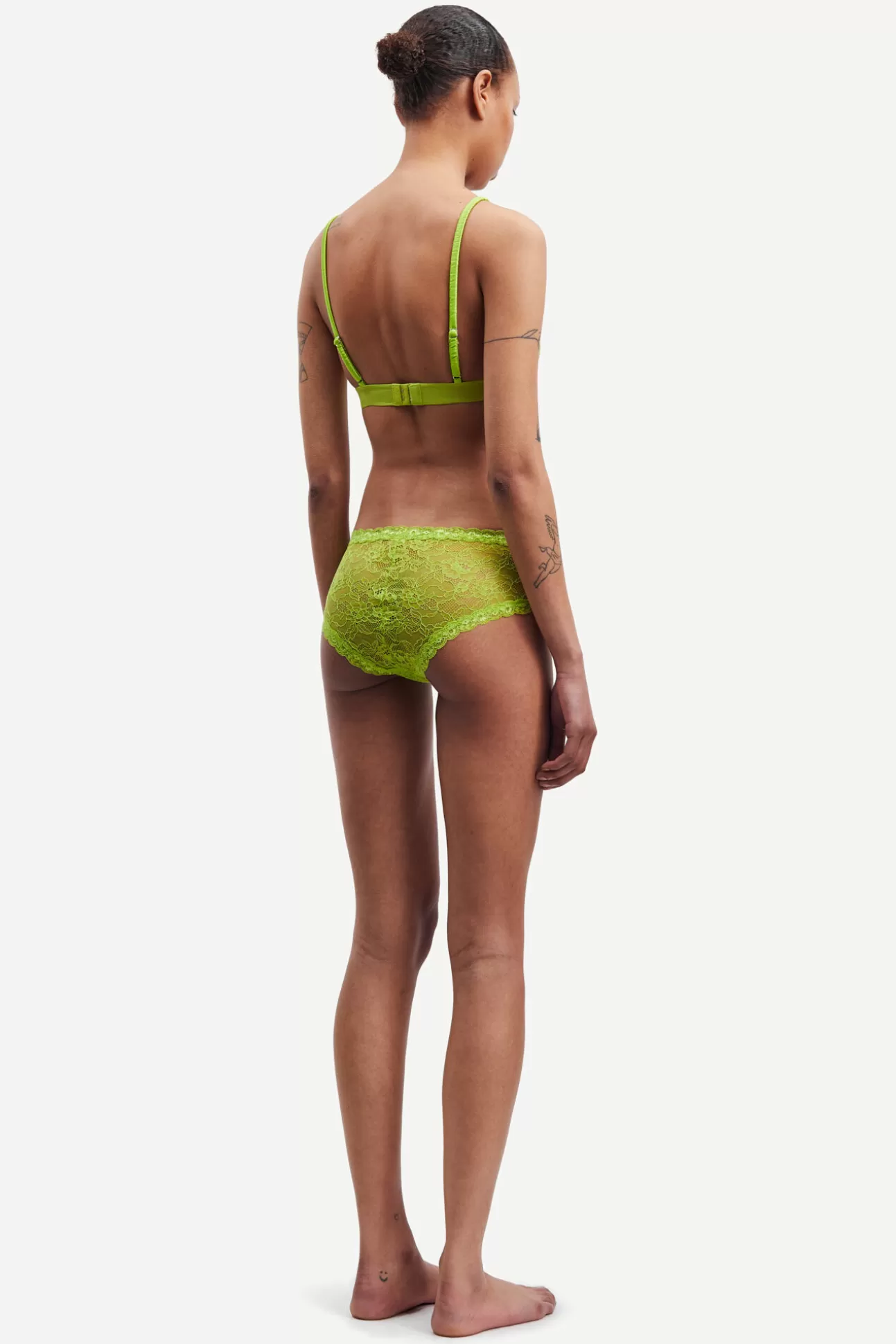 Lingerie-Femme Samsøe Samsøe Heather panties 15019 Macaw Green