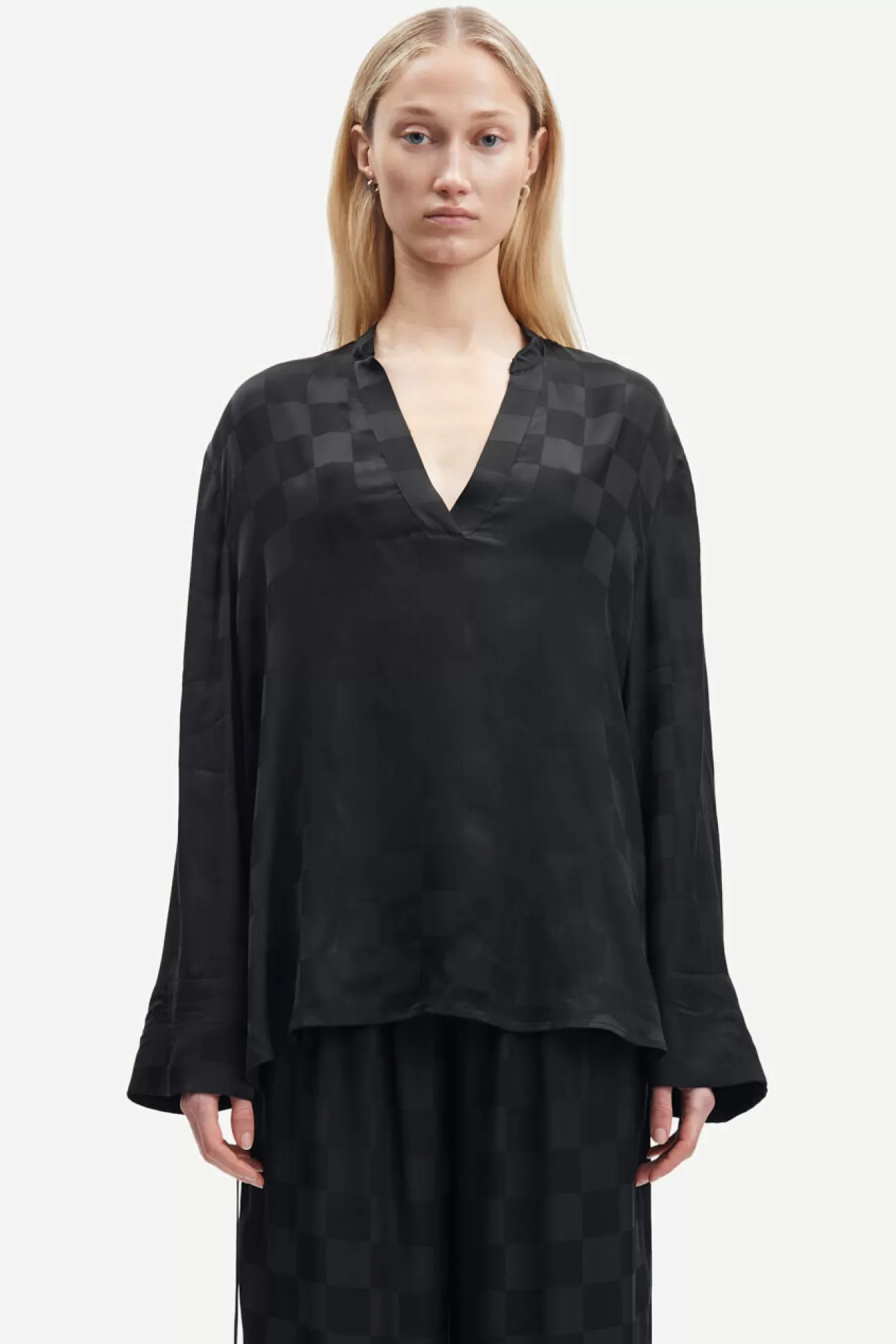 Ensembles assortis | T-shirts et hauts | Chemises et chemisiers-Femme Samsøe Samsøe Helena blouse 14900 Black