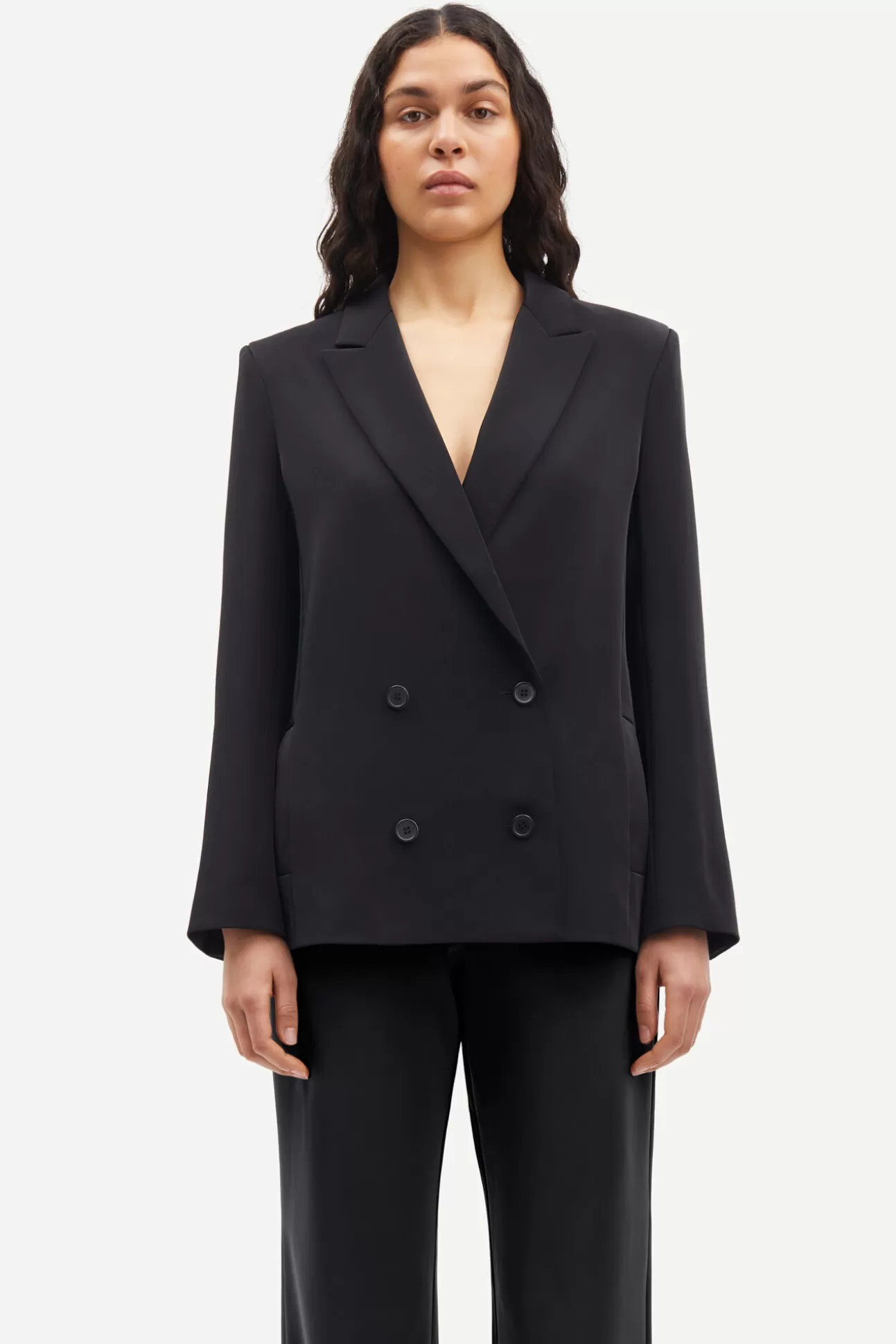 Ensembles assortis | Blazers | Vestes et manteaux-Femme Samsøe Samsøe Hoys blazer 7331 Black