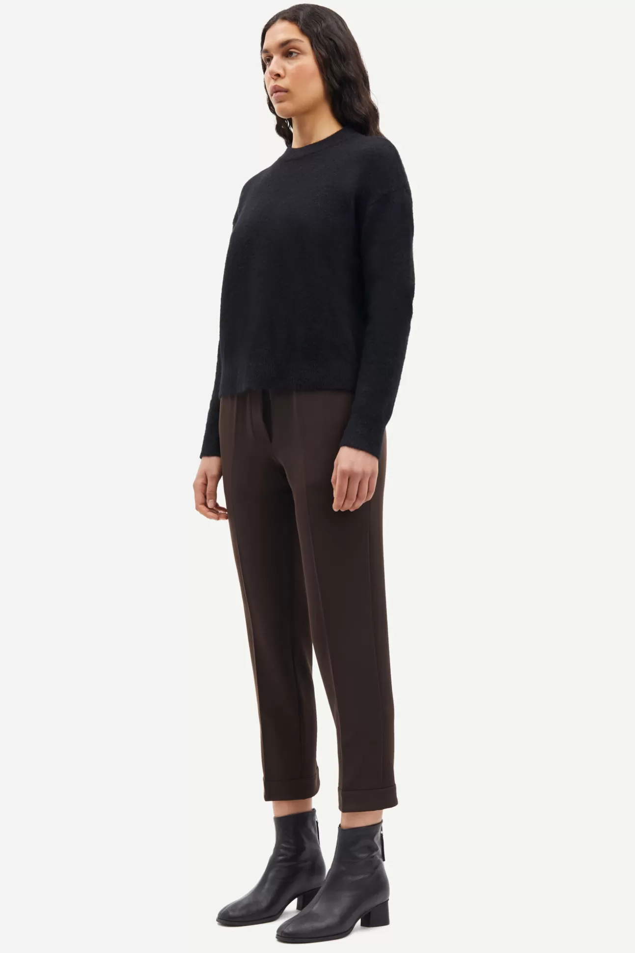 Pantalons-Femme Samsøe Samsøe Hoys pants 6528 Mole'