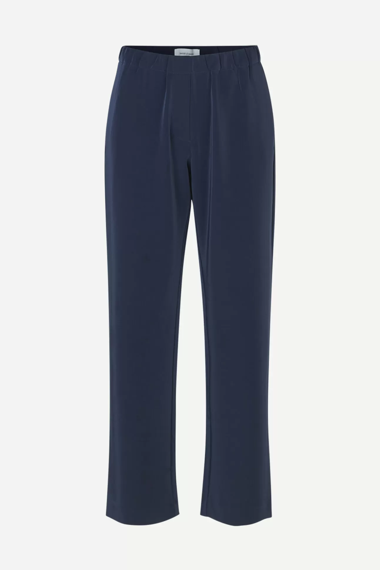 Pantalons-Femme Samsøe Samsøe Hoys straight pants 7331 Night Sky