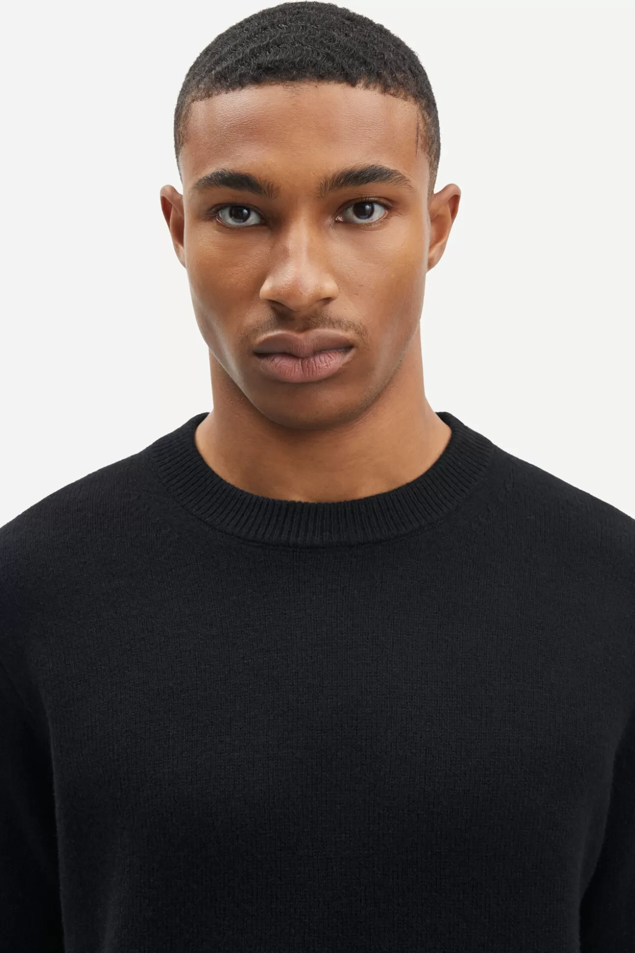 Pulls-Homme Samsøe Samsøe Isak Knit Sweater 15010 Black