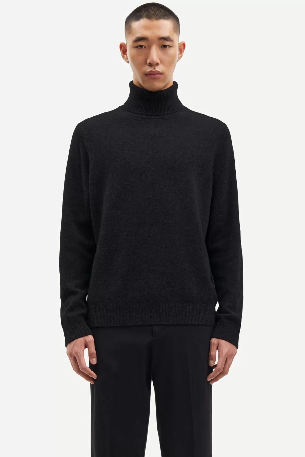 Pulls-Homme Samsøe Samsøe Isak Knit Turtleneck 15010 Black