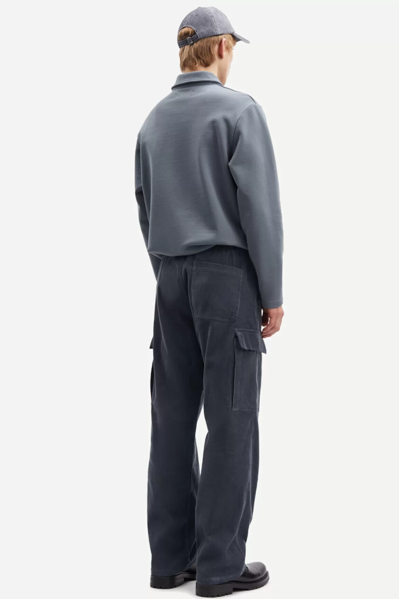 Pantalons-Homme Samsøe Samsøe Jabari cargo trousers 14934 STORMY WEATHER