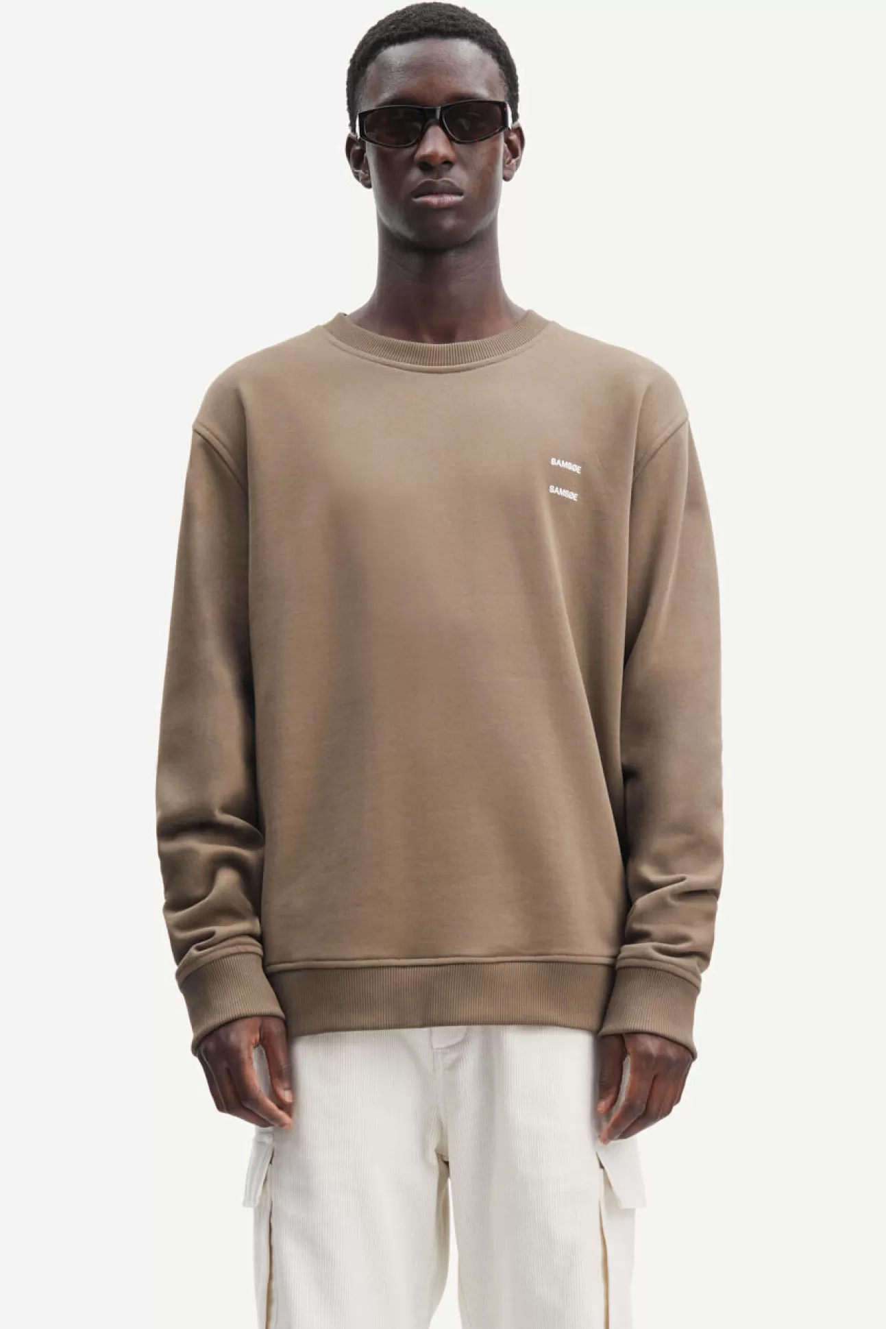 Sweats-Homme Samsøe Samsøe Joel crew neck 11414 Crocodile