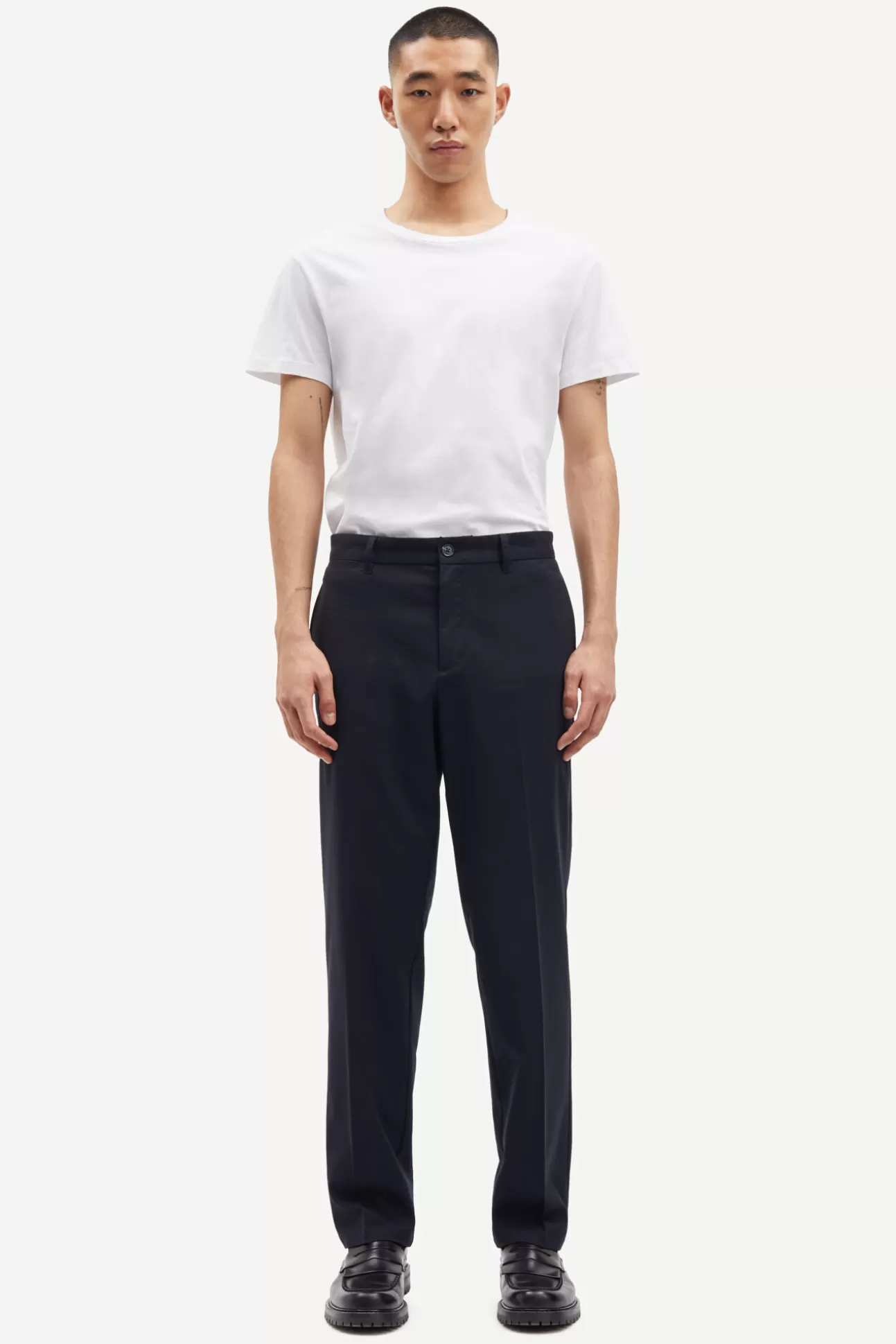 Pantalons-Homme Samsøe Samsøe Johnny trousers 14930 Salute