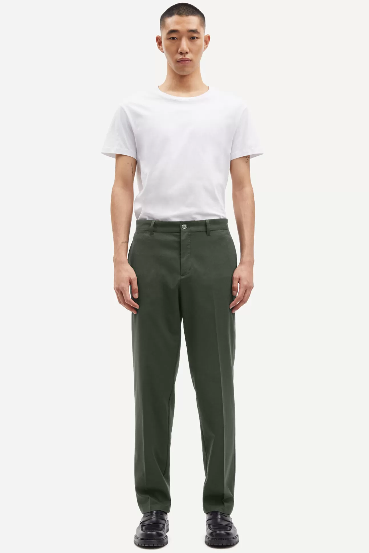 Pantalons-Homme Samsøe Samsøe Johnny trousers 14968 CLIMBING IVY