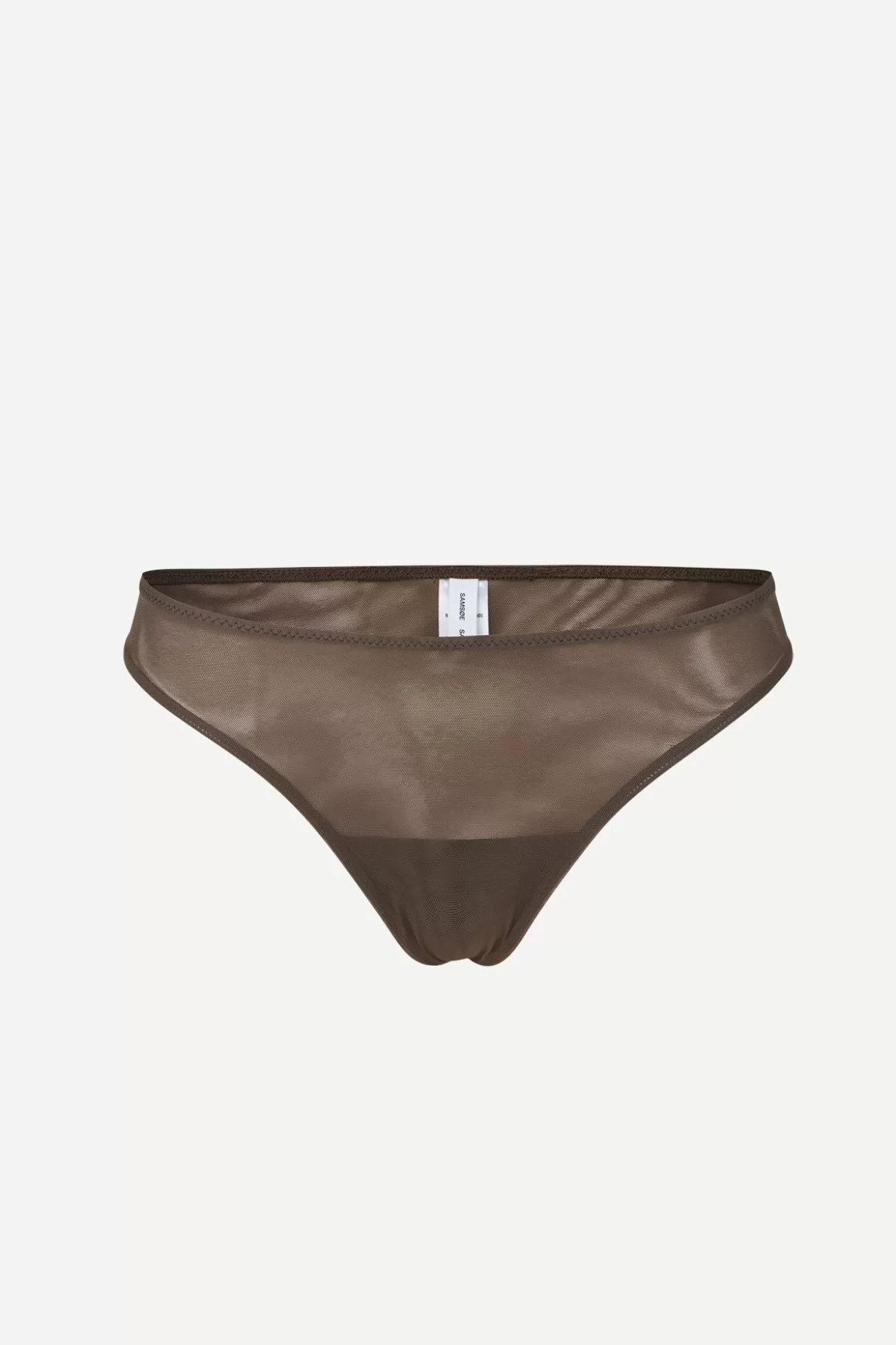 Lingerie-Femme Samsøe Samsøe Josephine string 8211 Major Brown