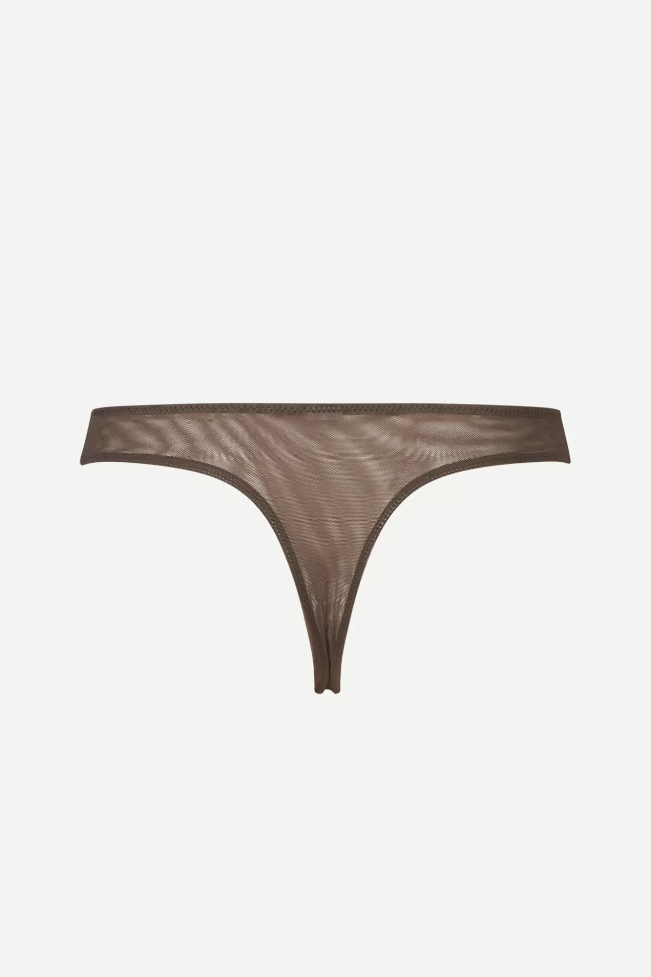 Lingerie-Femme Samsøe Samsøe Josephine string 8211 Major Brown