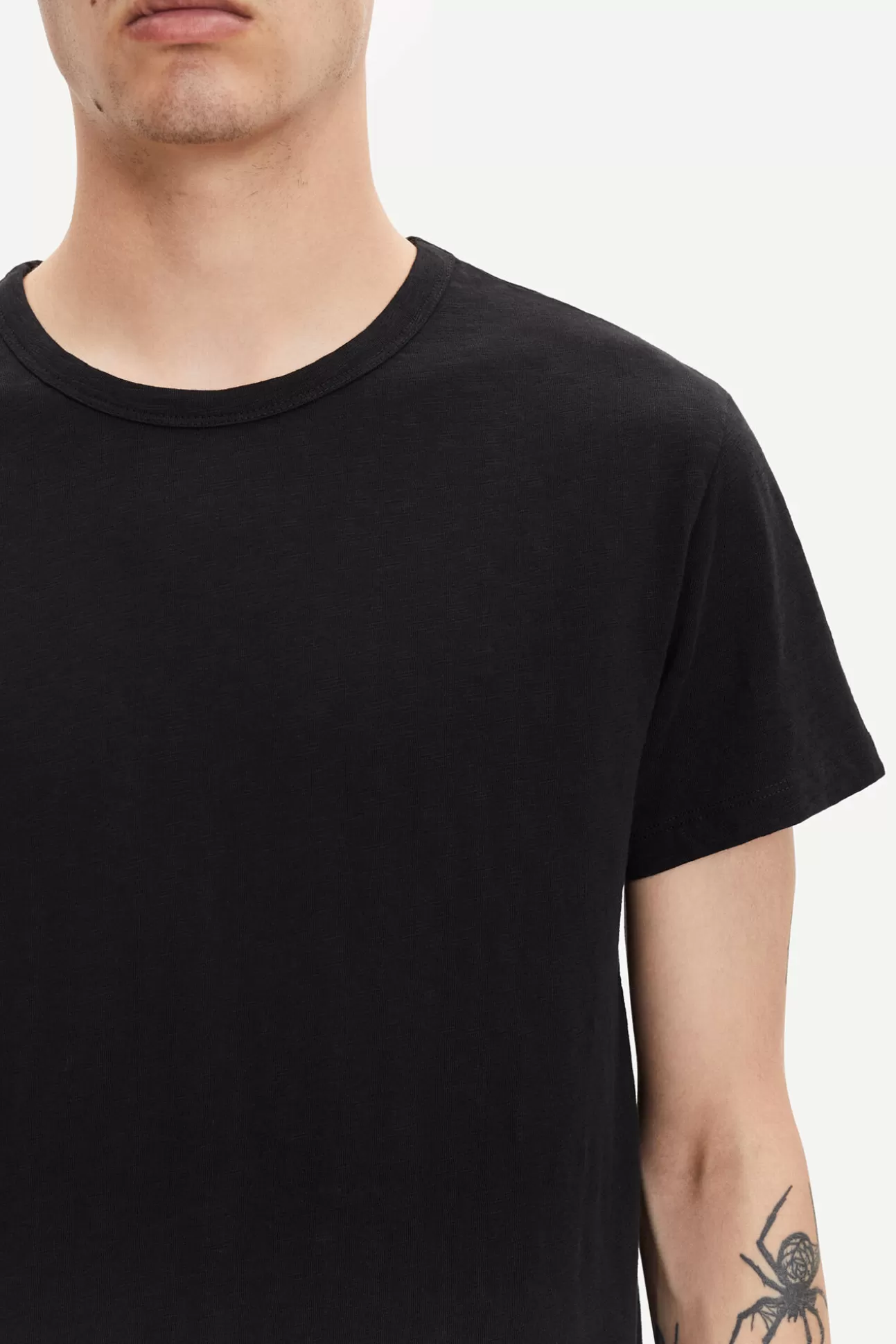 T-shirts et polos-Homme Samsøe Samsøe Lassen o-n ss 2586 Black