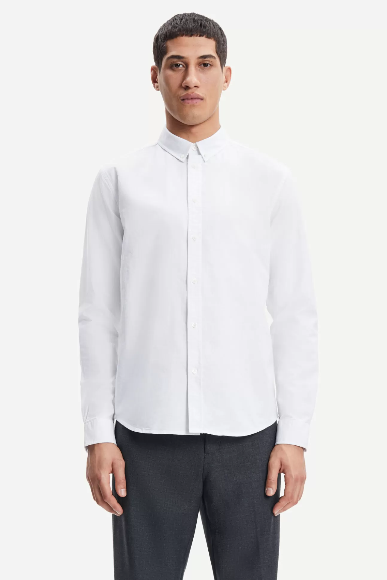 Chemises-Homme Samsøe Samsøe Liam BX 8111 WHITE